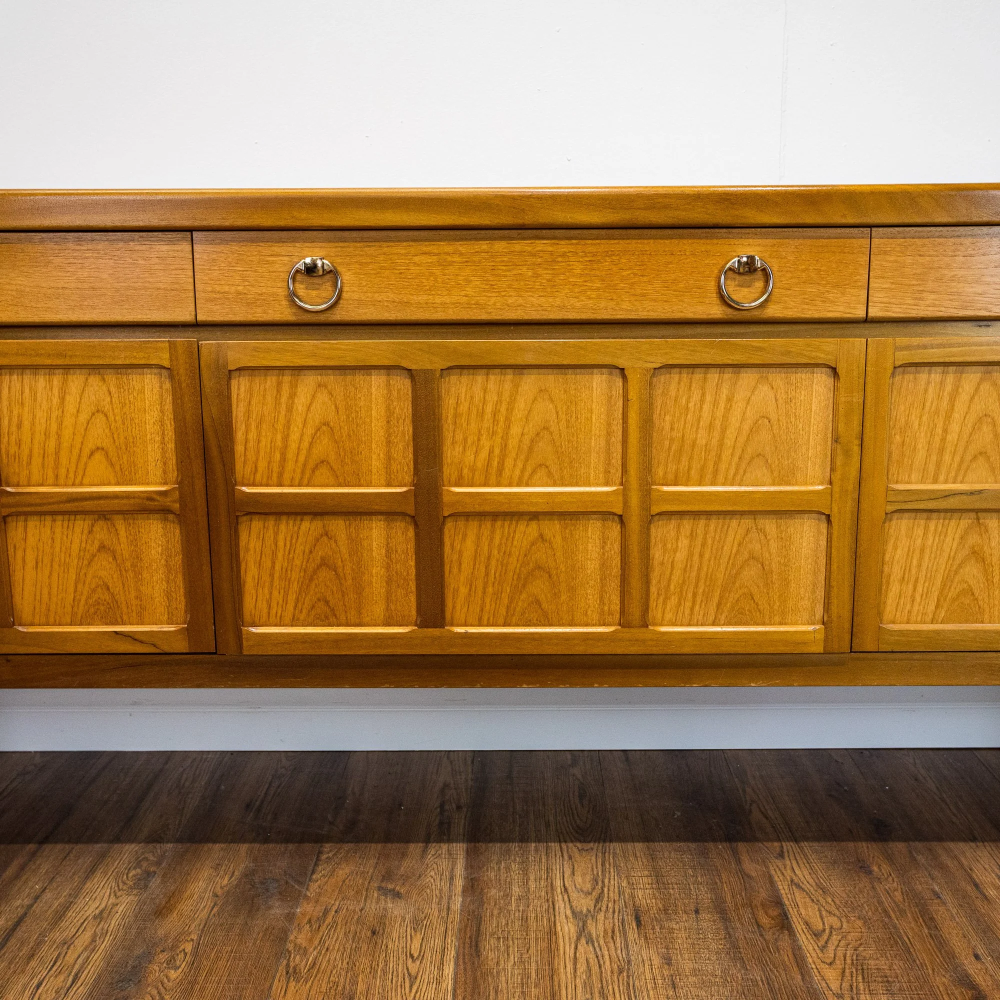 Nathan Squares Large Teak Sideboard