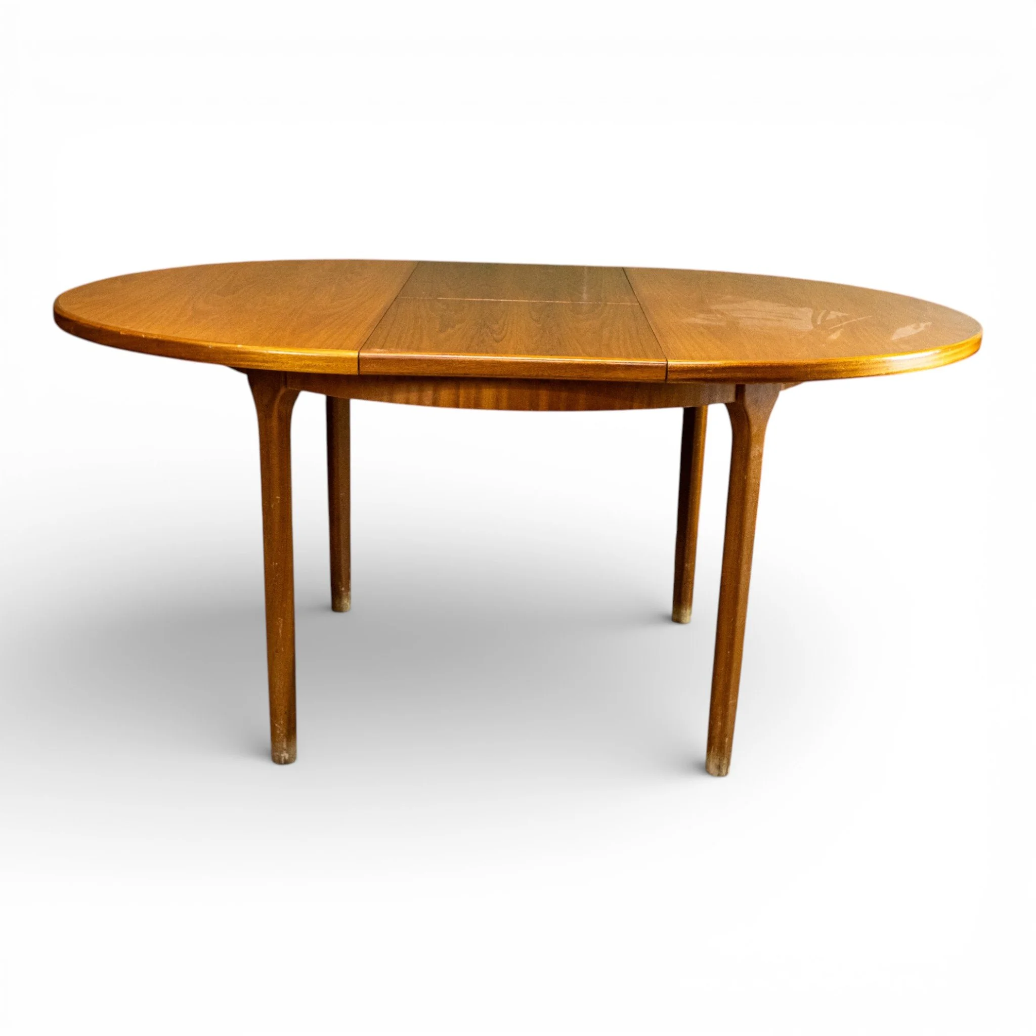 McIntosh Round Teak Extending Dining Table