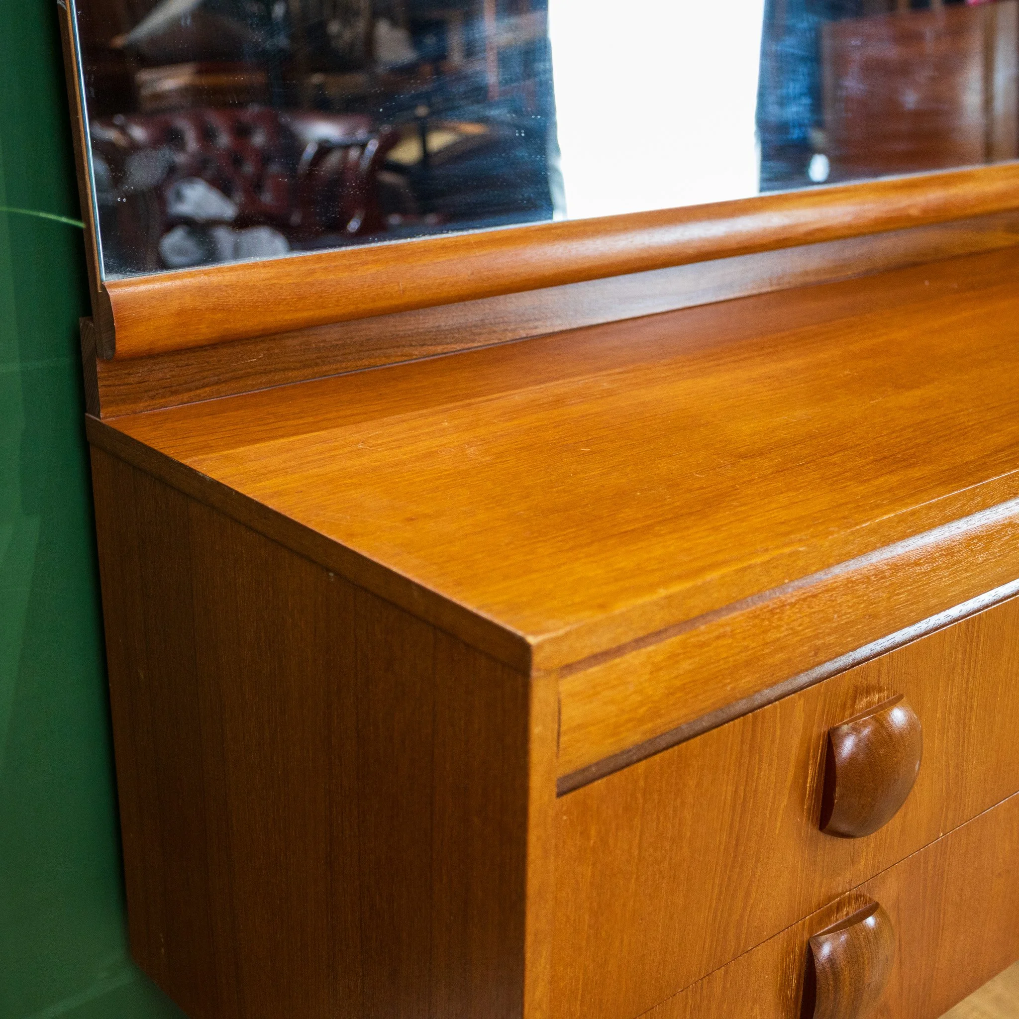 Elliot’s of Newbury Teak Dressing Table and Stool