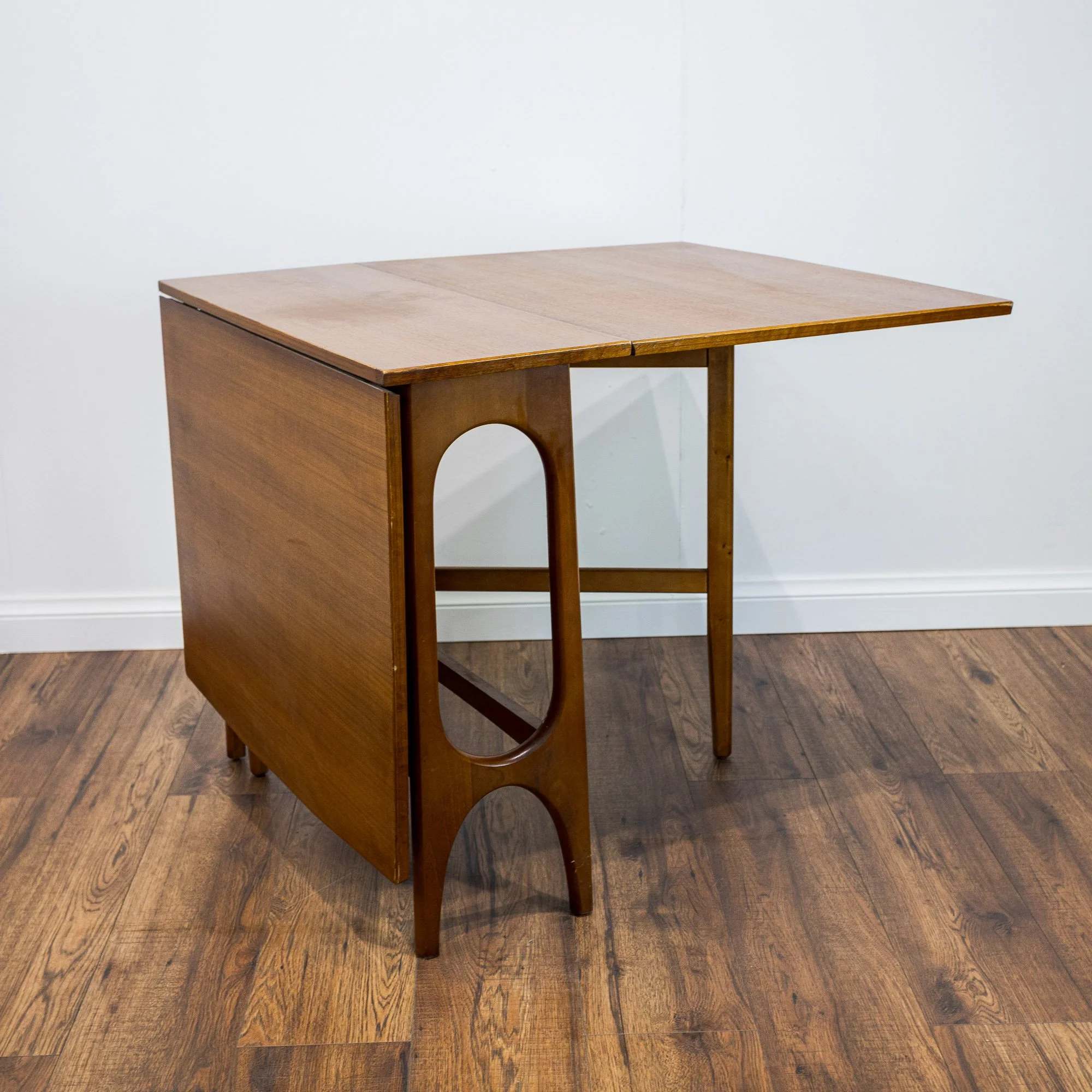 Mid Century Teak Drop Leaf Dining Table