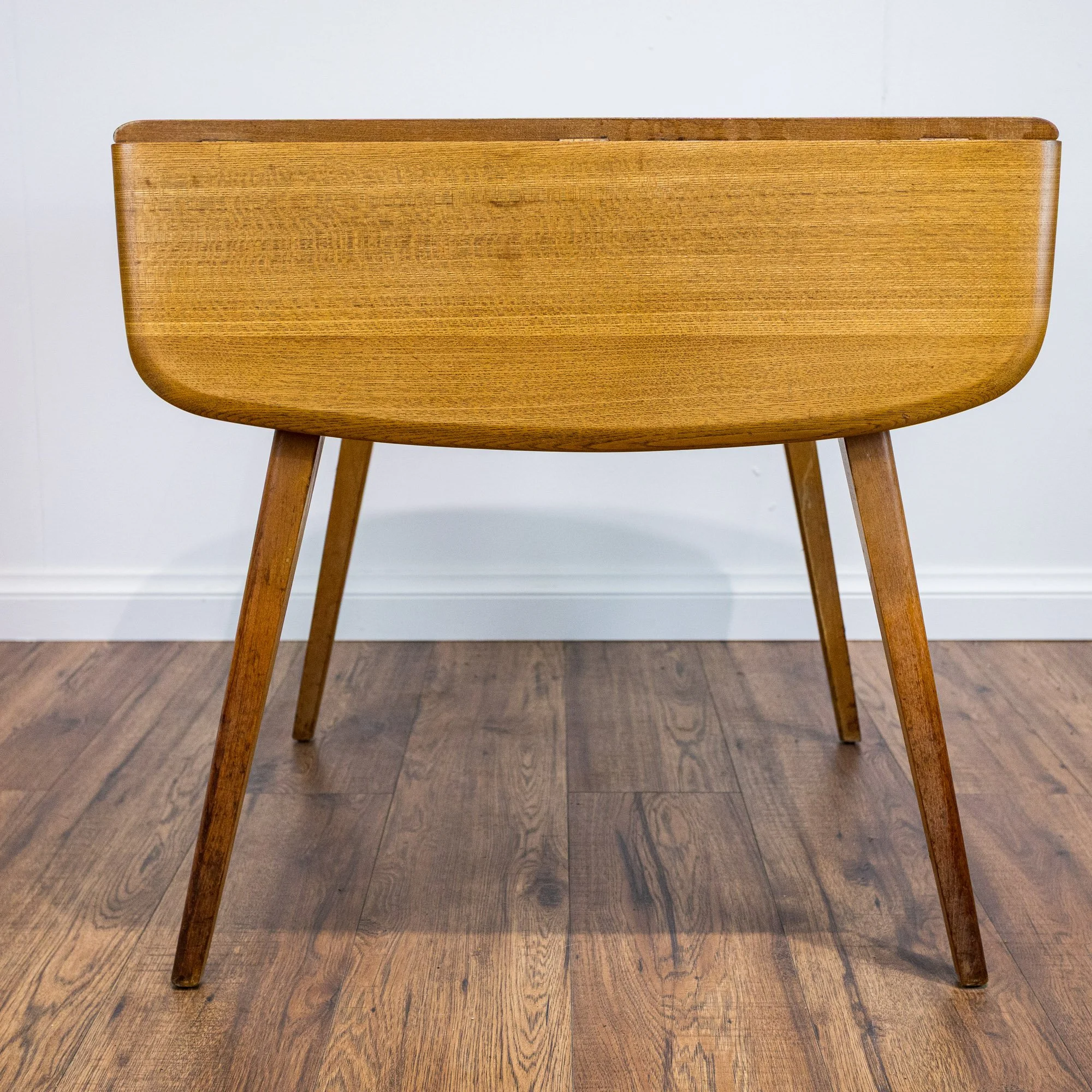 Ercol Blonde Elm Windsor Drop Leaf Dining Table Model 492