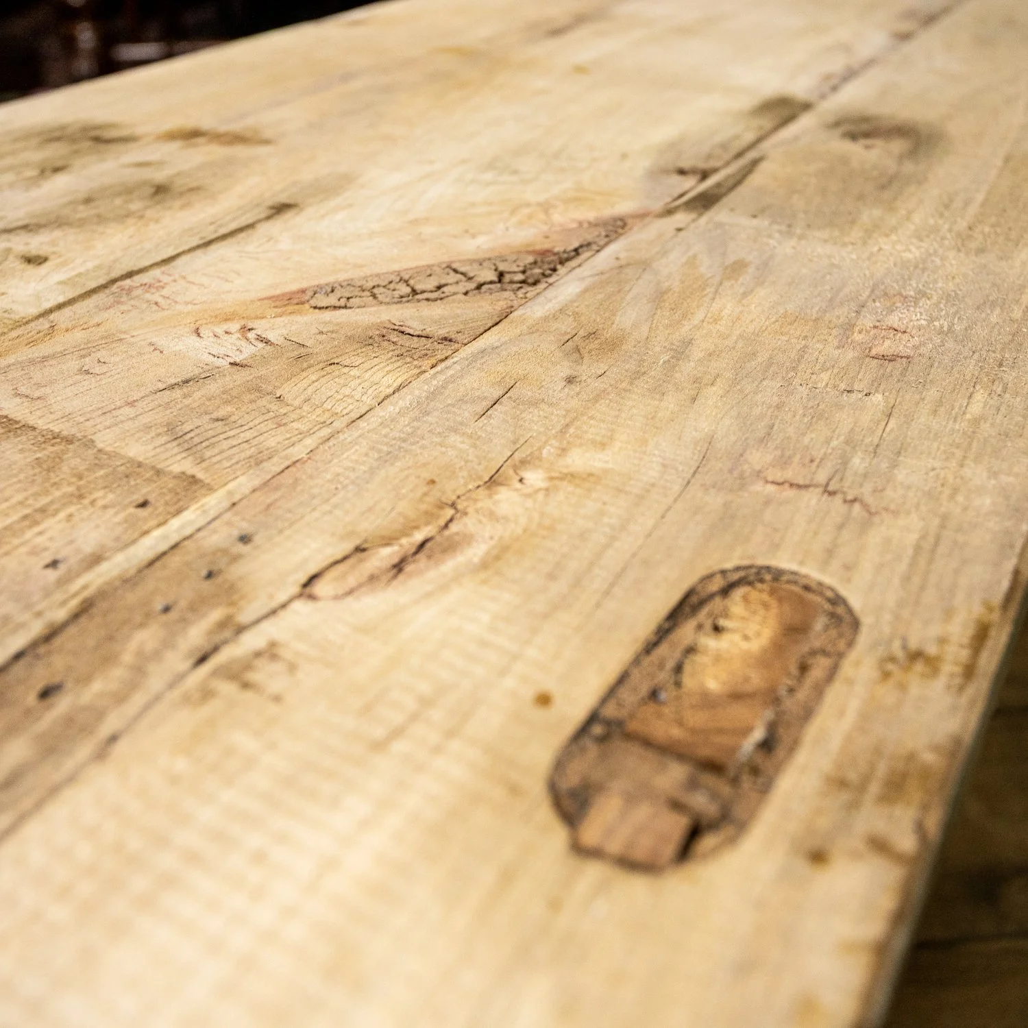 Rustic Reclaimed Elm Coffee Table