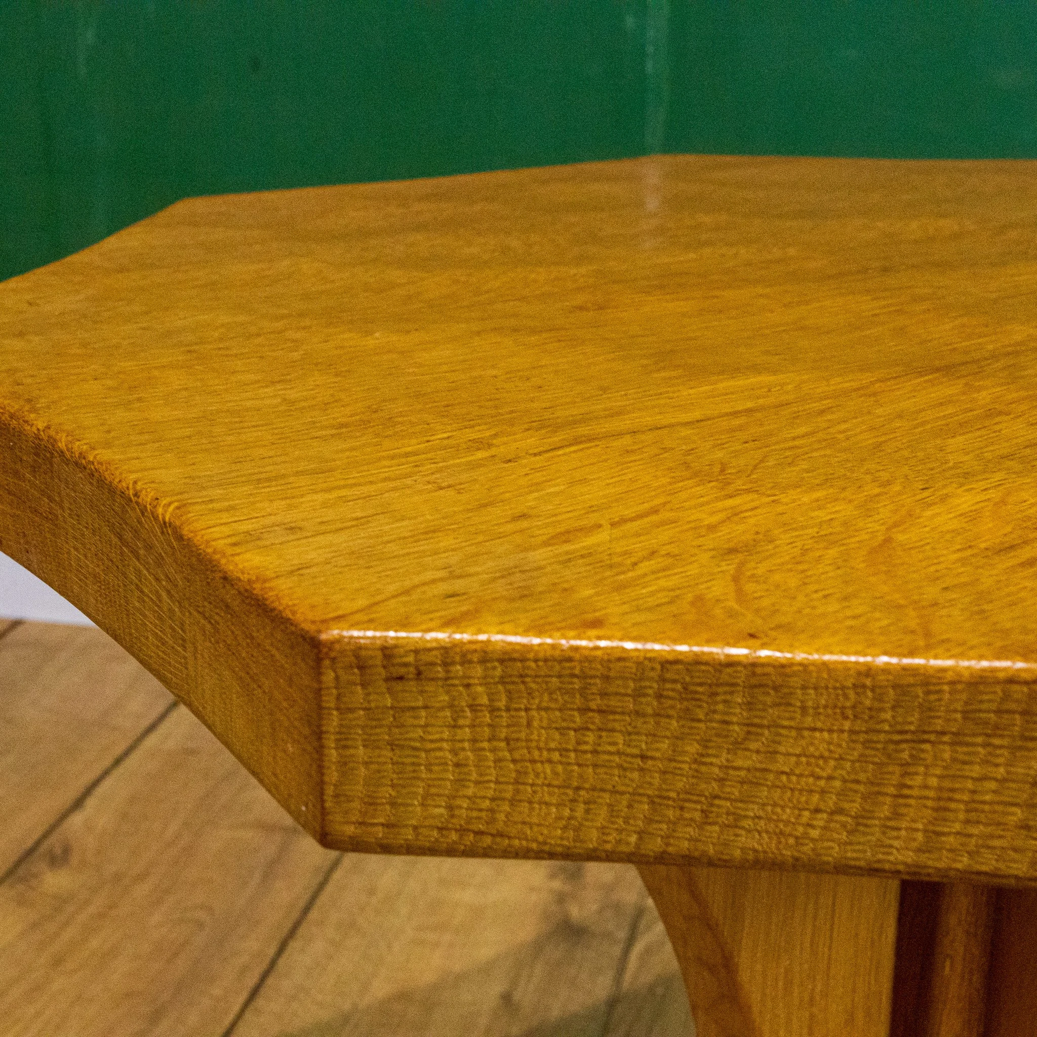 David ‘Oakleafman’ Langstaff Oak Octagonal Coffee Table