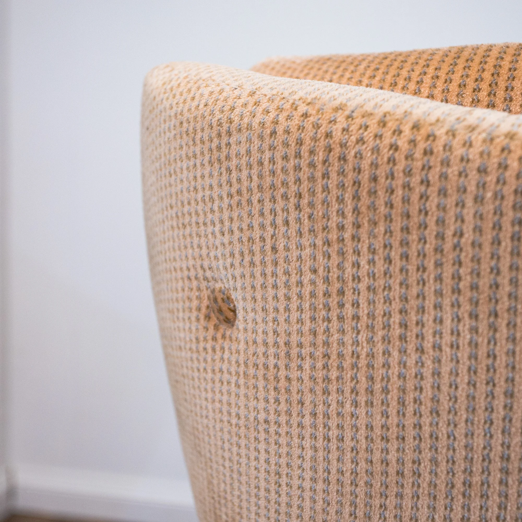Parker Knoll ‘Statesman’ Armchair in Striped Velour