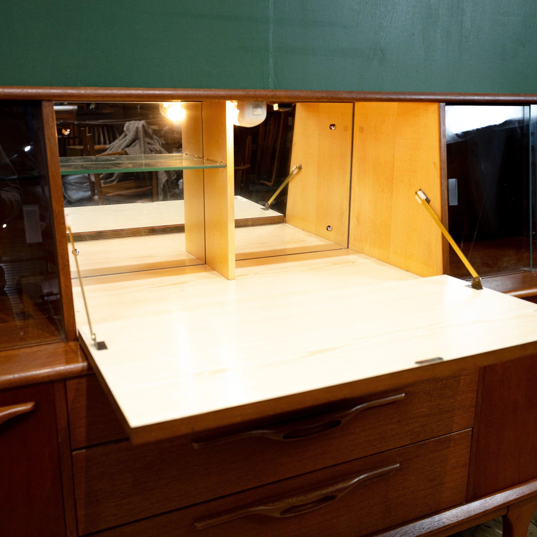 Jentique Highboard Teak Credenza