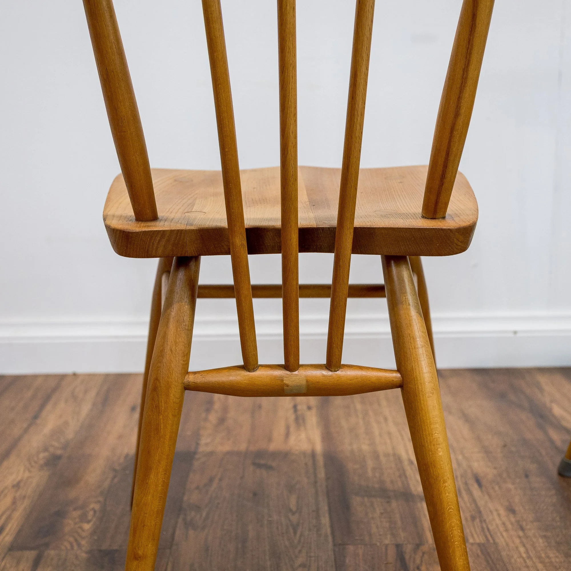 Ercol Model 391 Blue Label Elm and Beech Dining Chairs – Set of 4