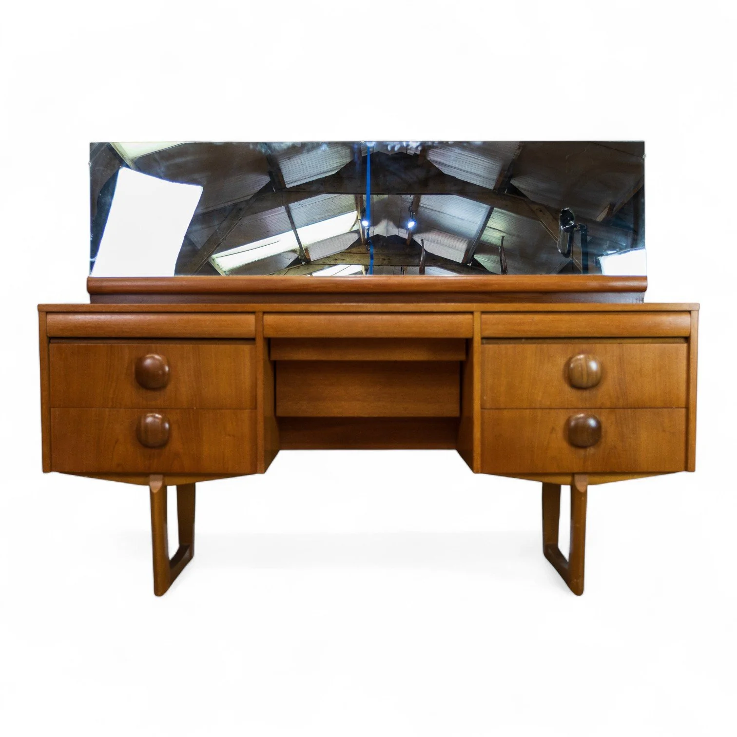 Elliot’s of Newbury Teak Dressing Table and Stool