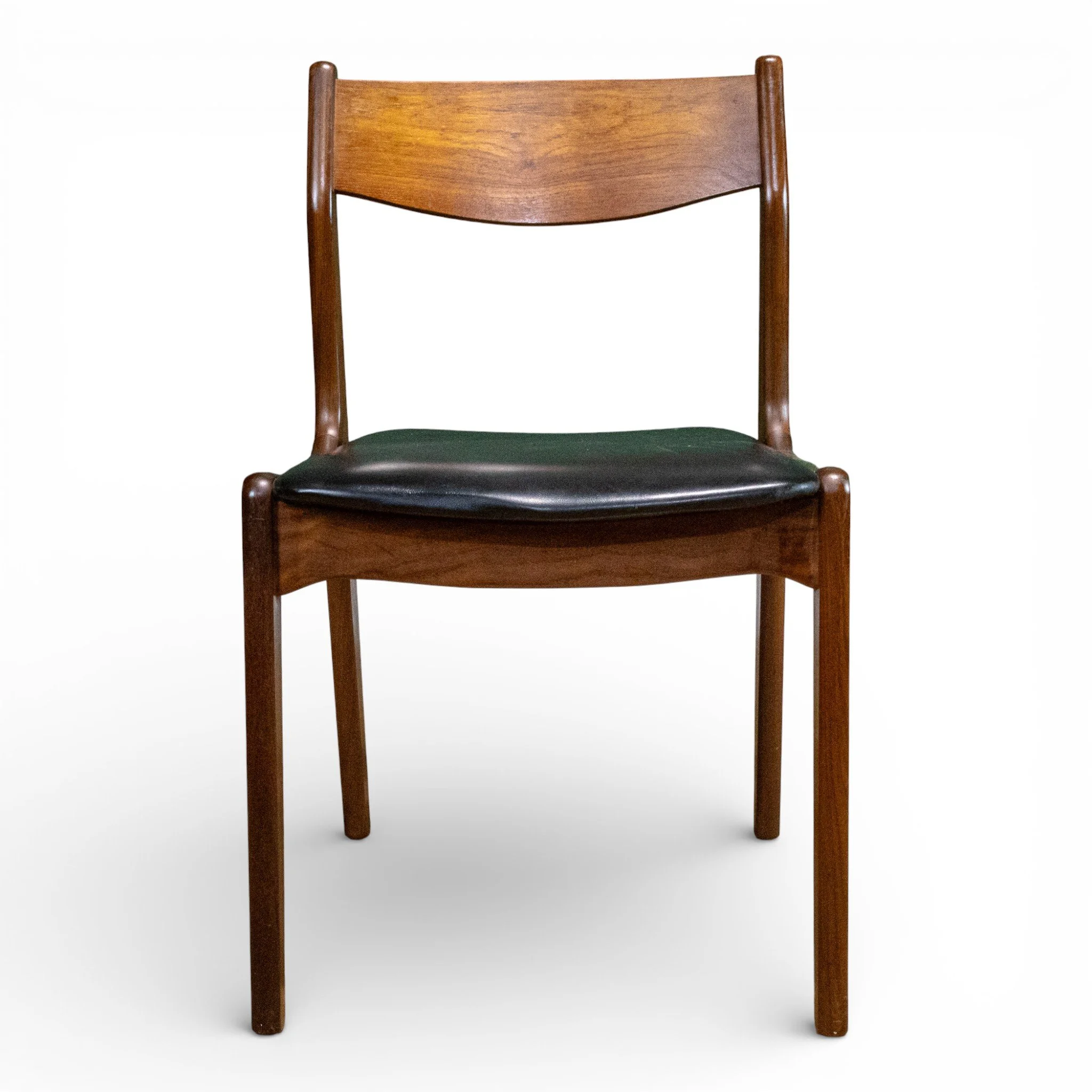 Set of 4 Mid-Century Teak Dining Chairs by R. Huber & Co