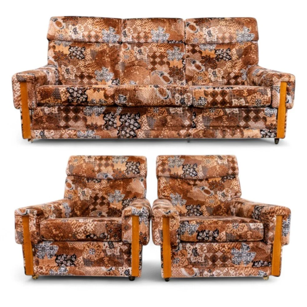 G Plan Reform Sofa & Armchairs