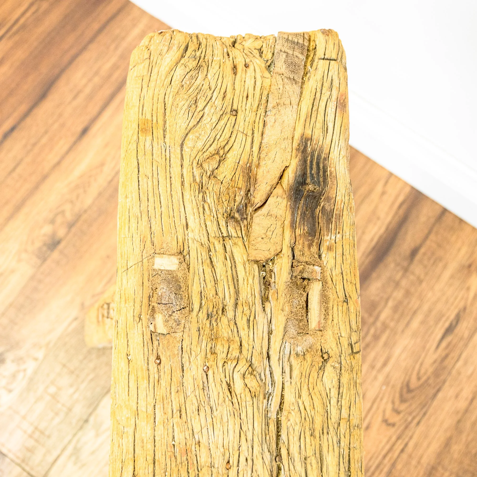 Reclaimed Elm Skinny Pig Bench