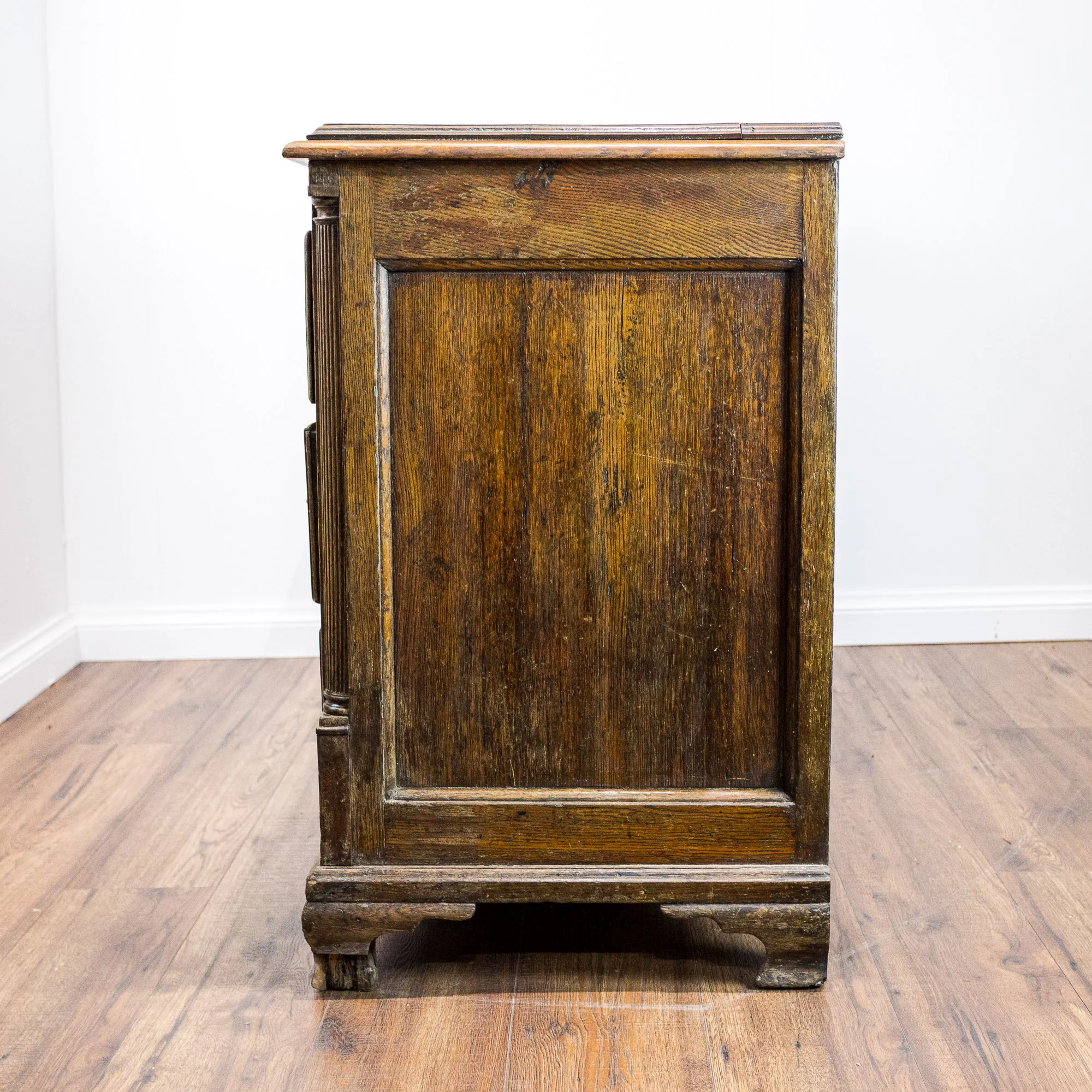 George III Oak 8 Drawer Sideboard
