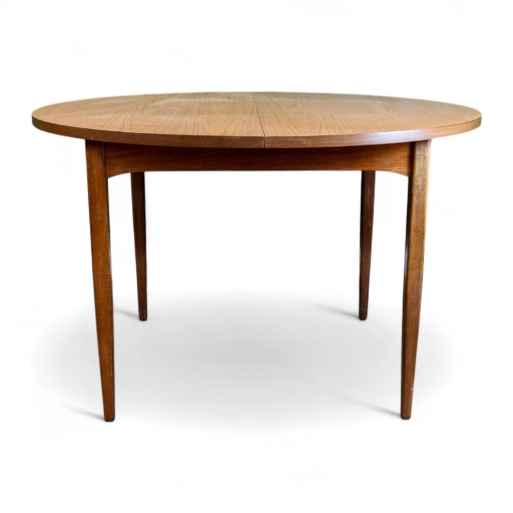 Europa Furniture Teak Round Extending Dining Table