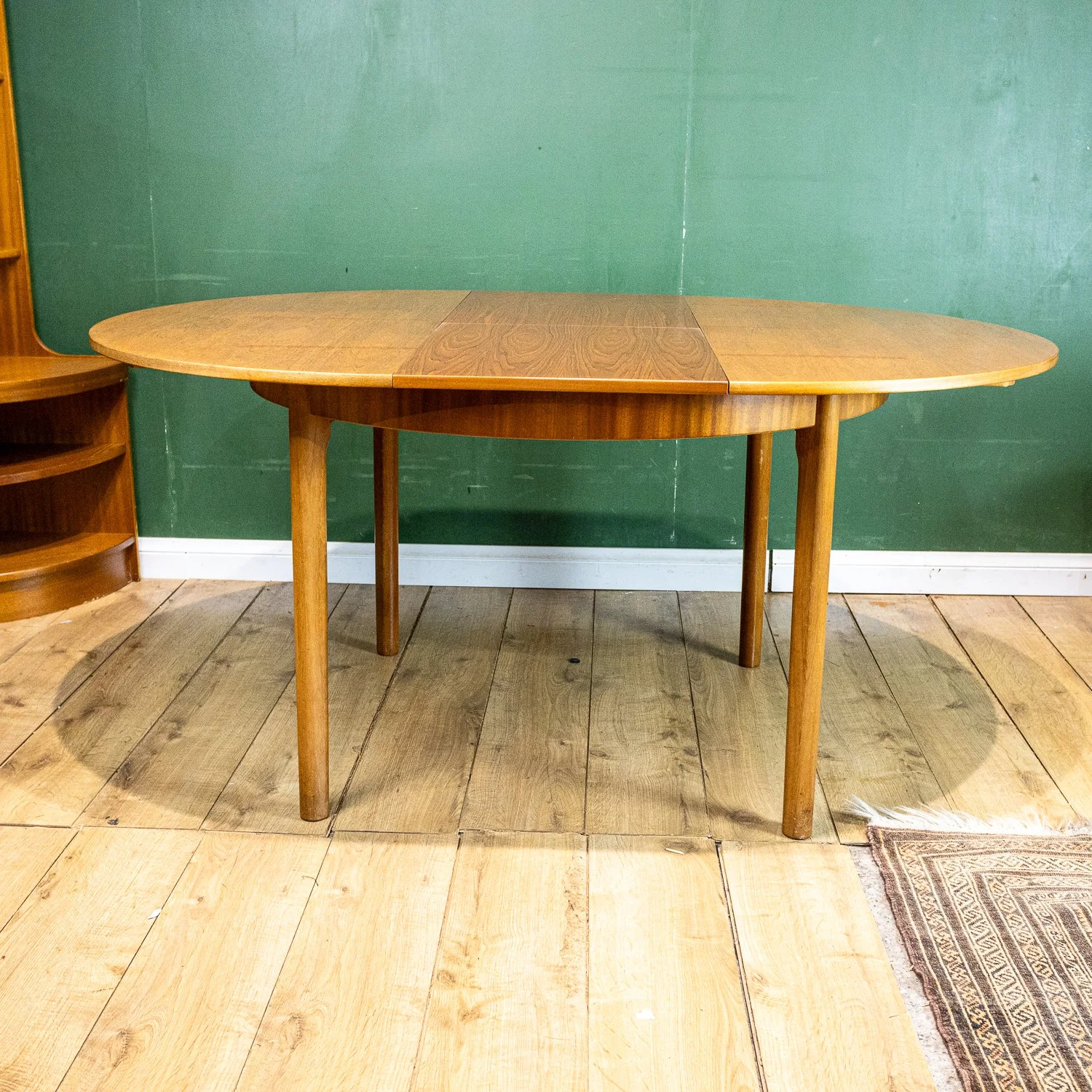 McIntosh Tuck Under Teak Round Dining Table and Chairs Set