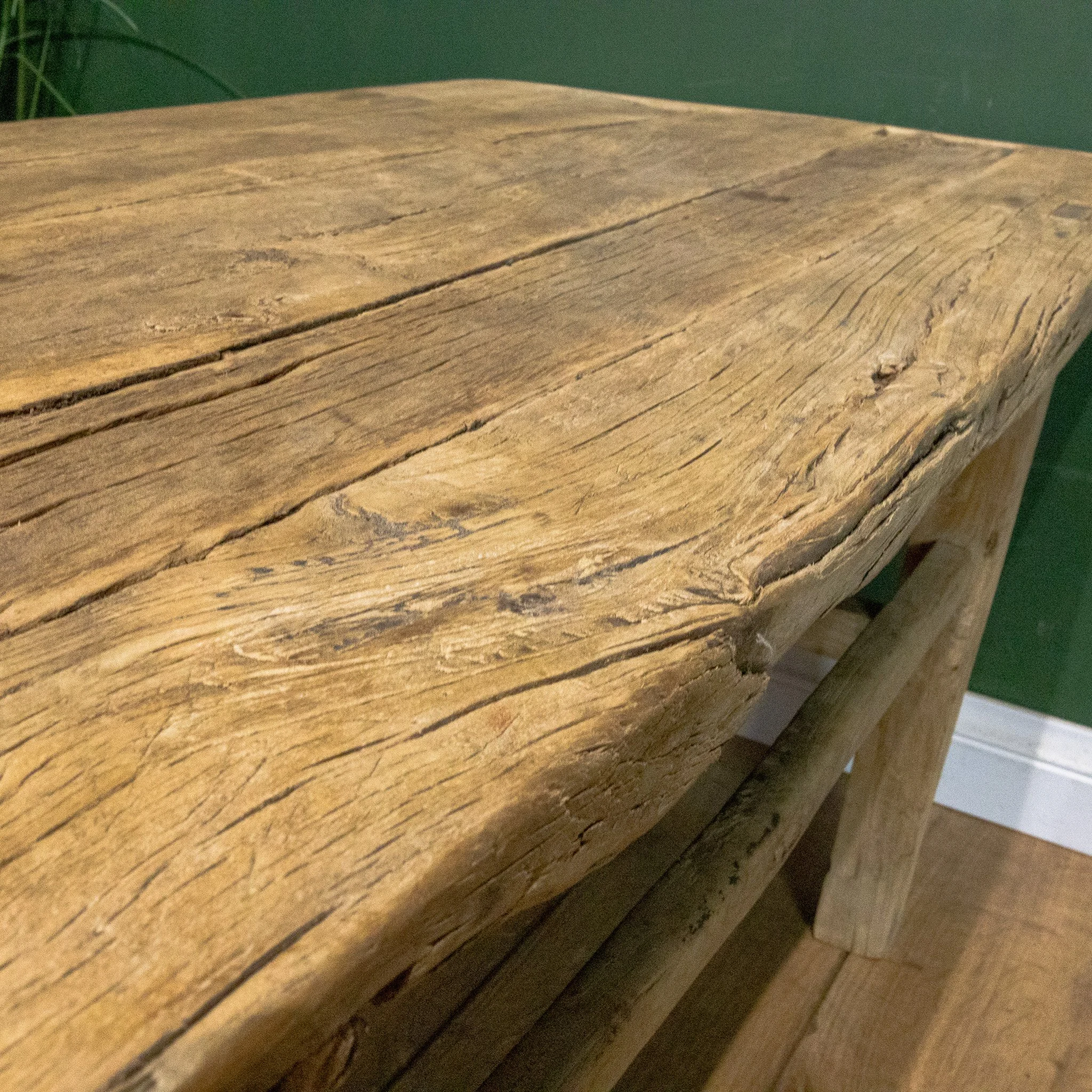Rustic Reclaimed Elm Large Coffee Table