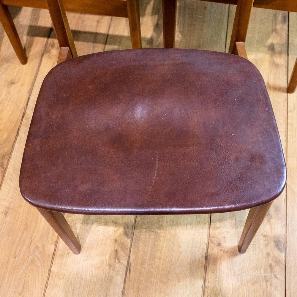4x Mid-Century Teak Dining Chairs
