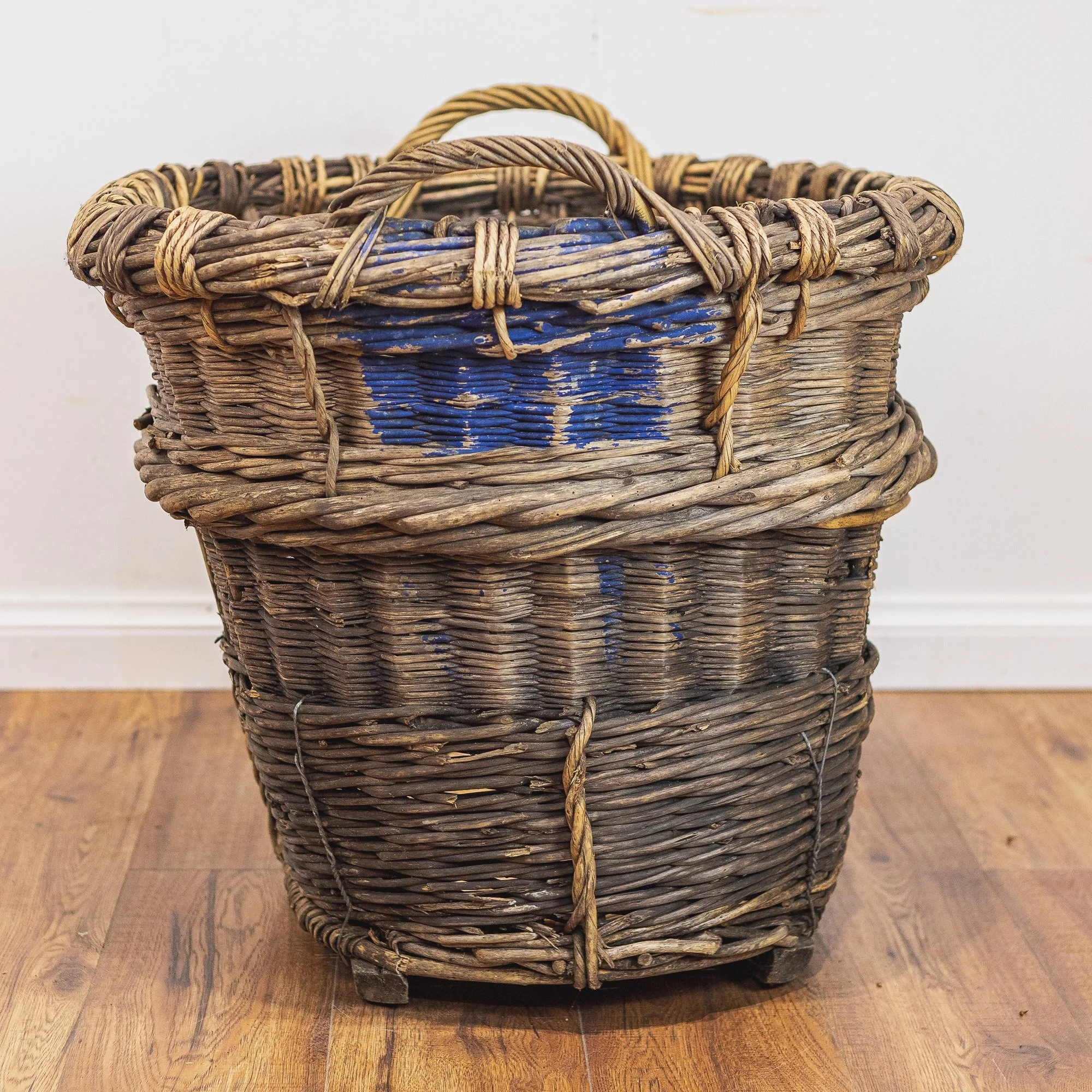 Original French Wicker Champagne Grape Collecting Basket - 2-8.jpg