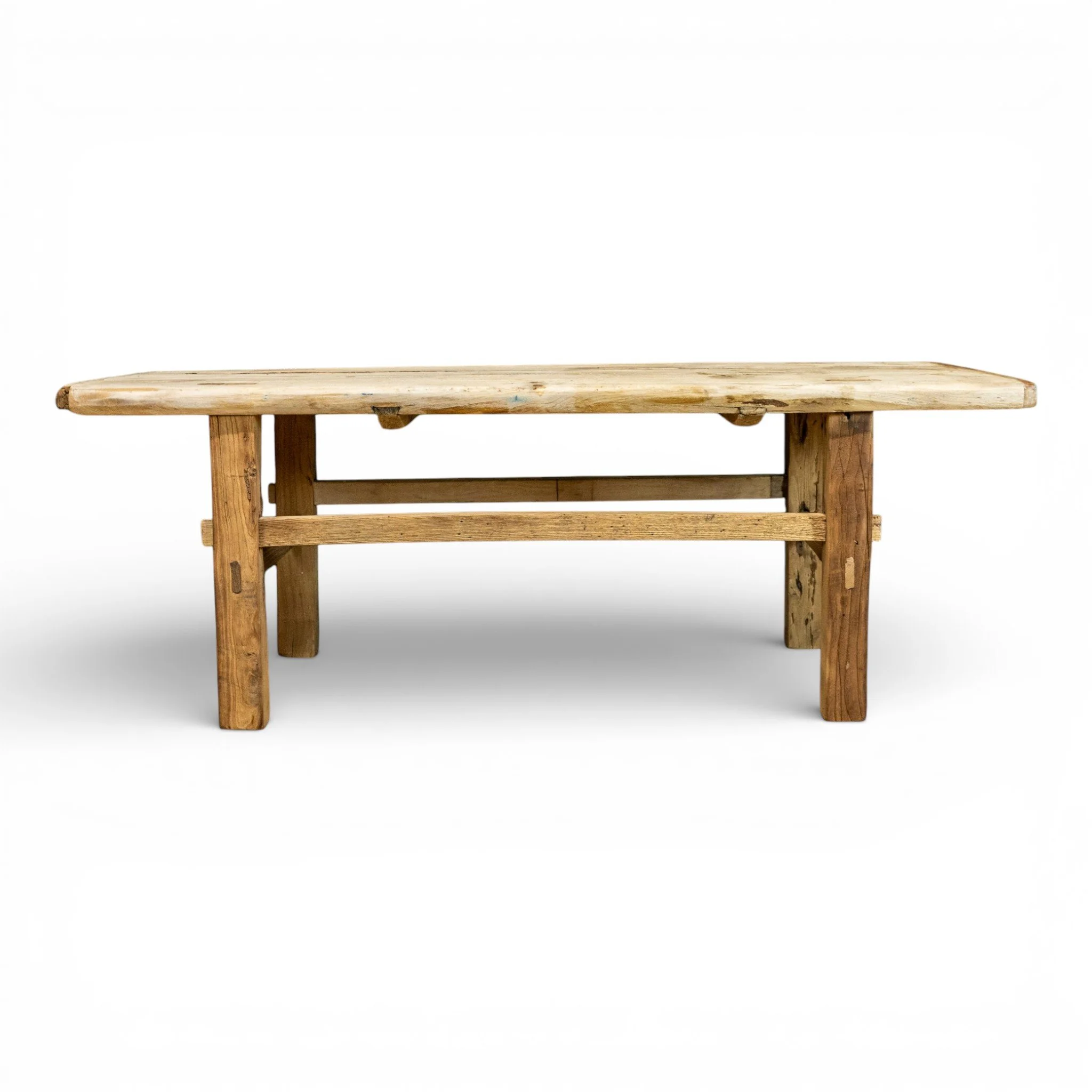 Rustic Reclaimed Elm Coffee Table
