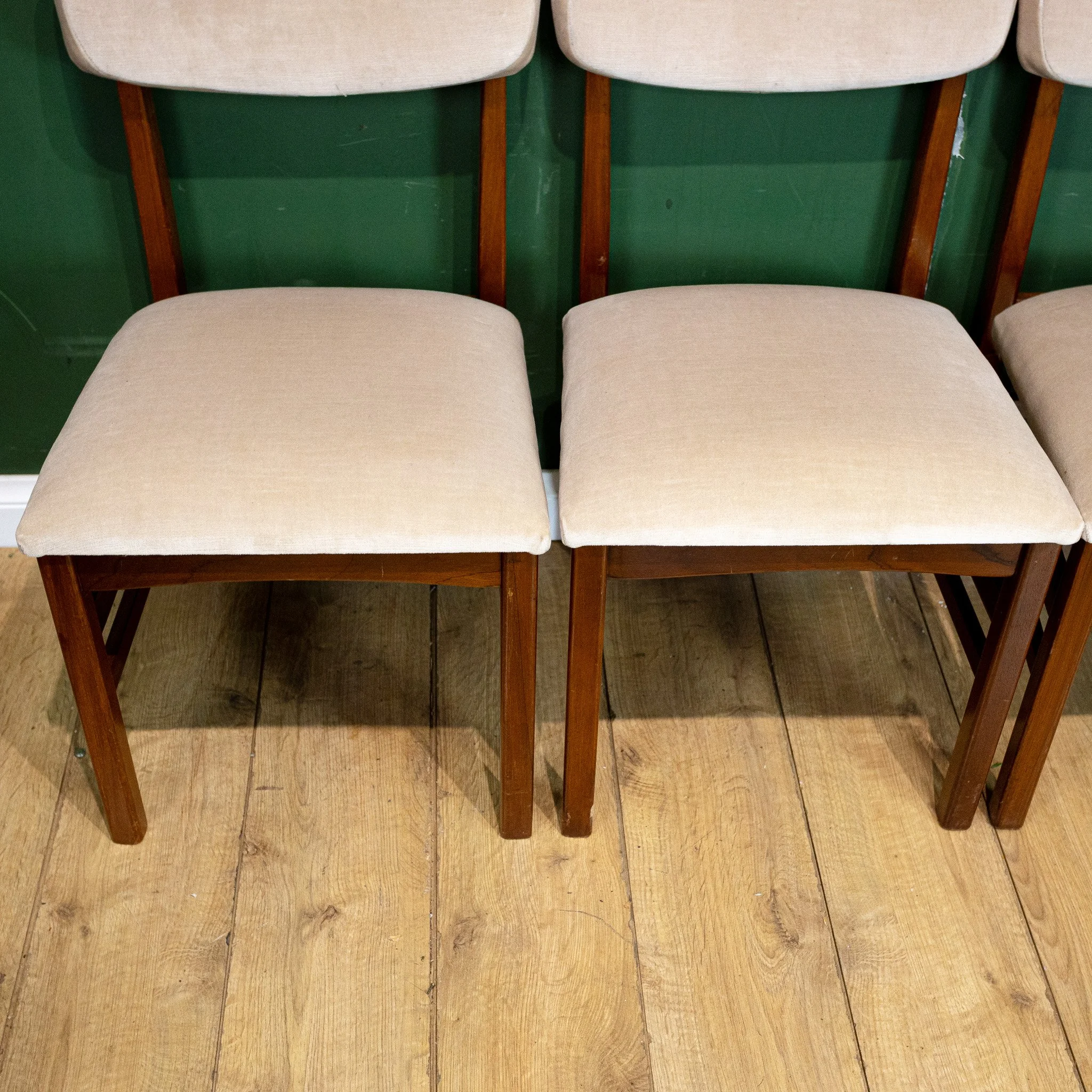 Set of 6 Mid Century Teak Dining Chairs