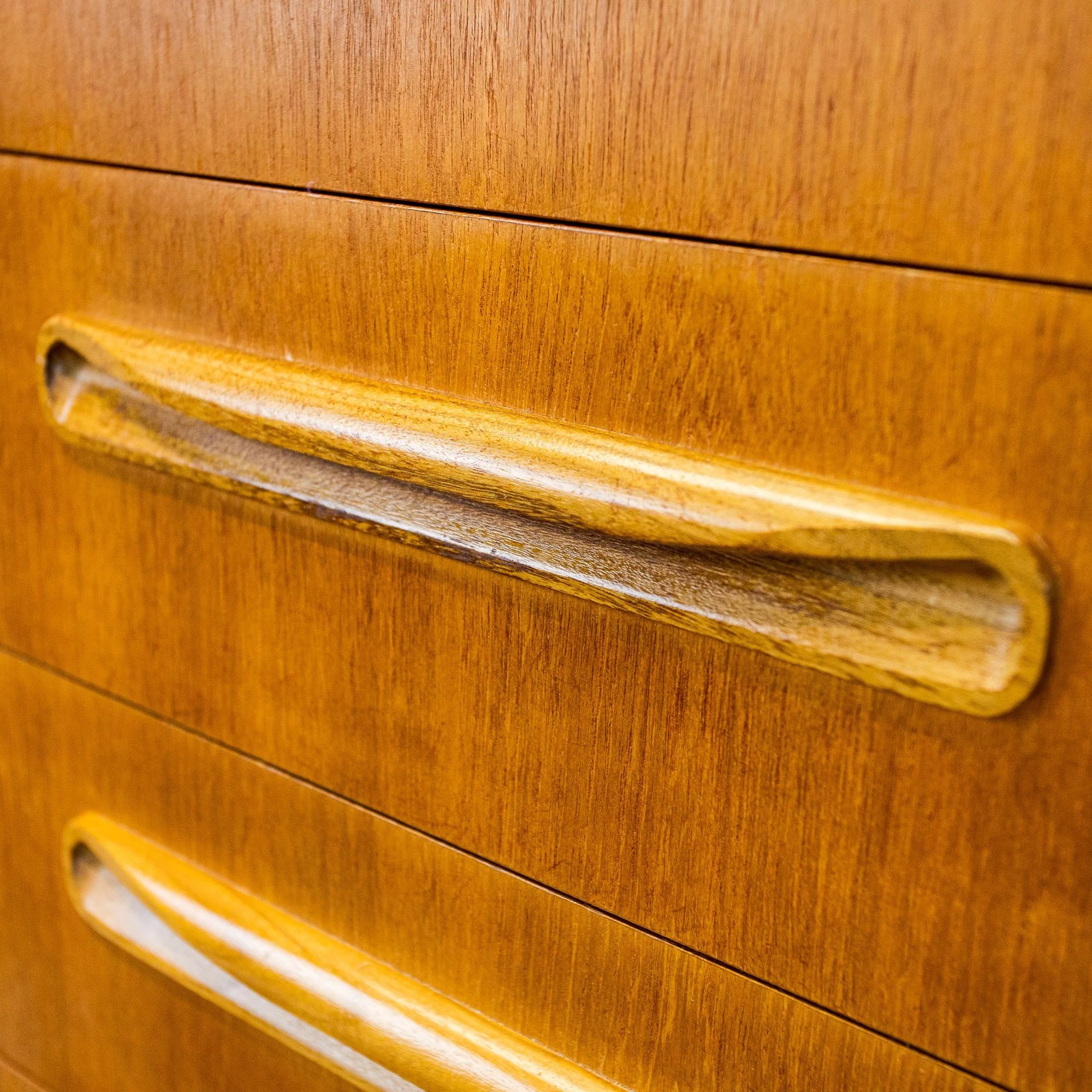 G Plan Fresco Teak 6 Drawer Tallboy by V.B. Wilkins