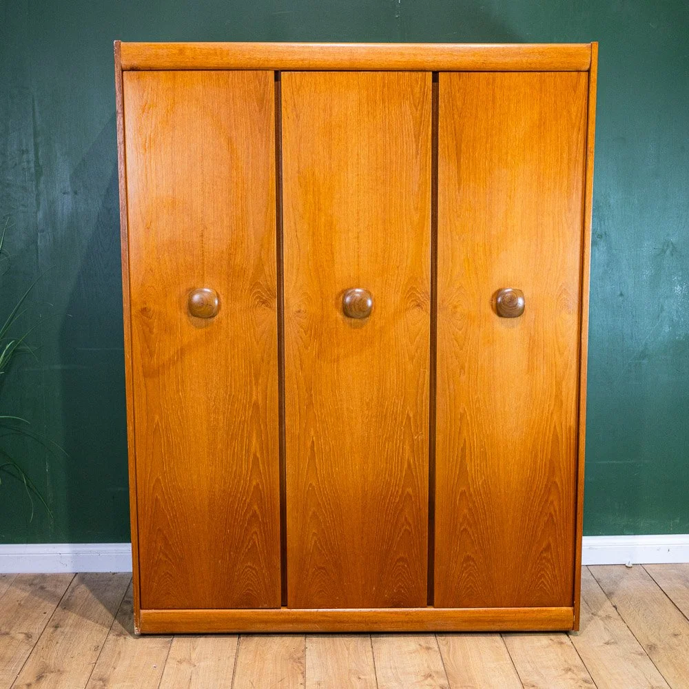 Elliot’s of Newbury Teak Triple Wardrobe