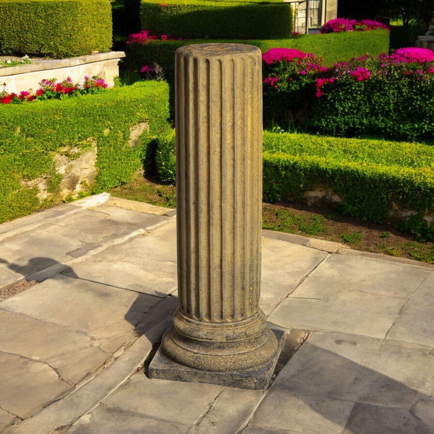 English Stone Pompeii Garden Column