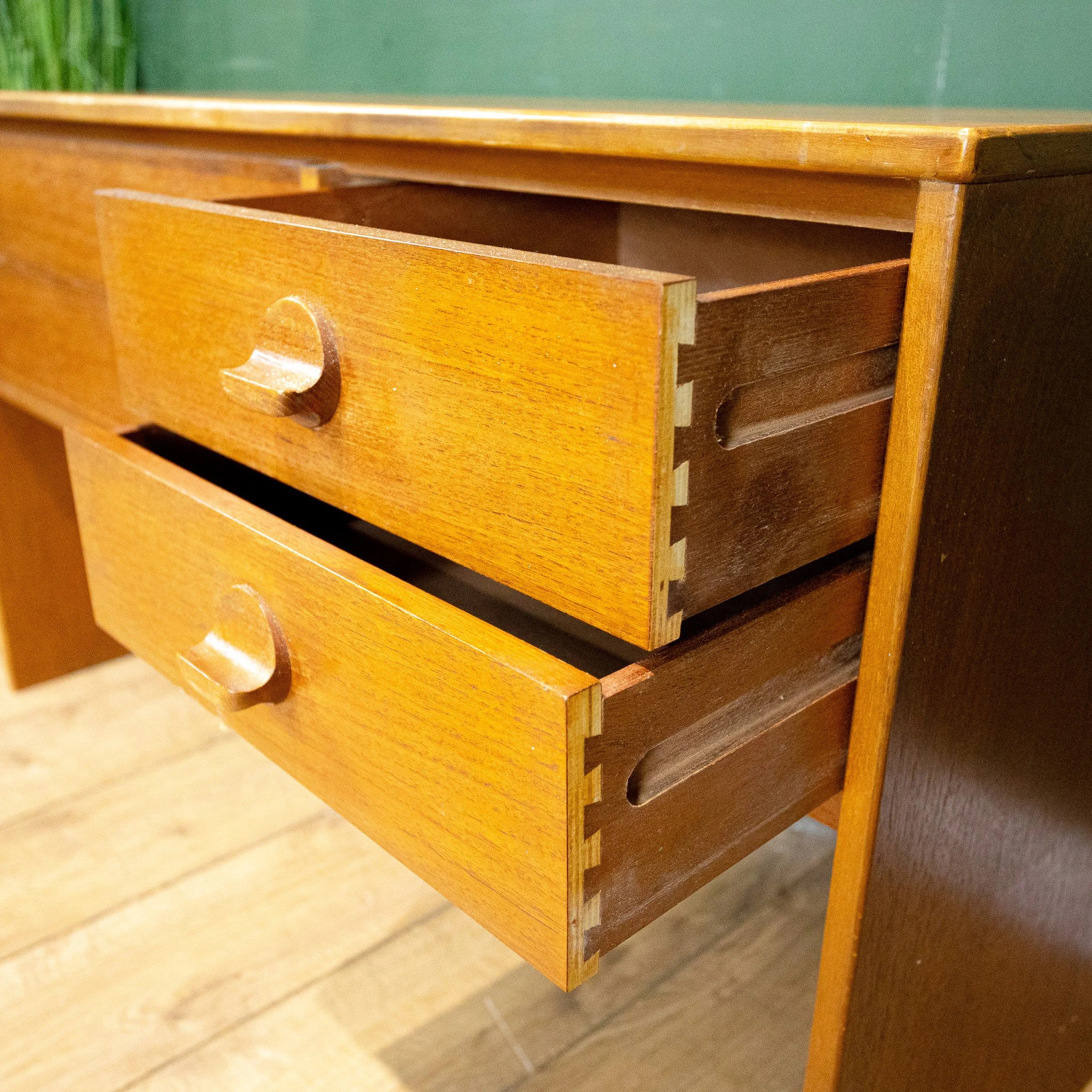 Stag Cantana Teak 4 Drawer Dressing Table