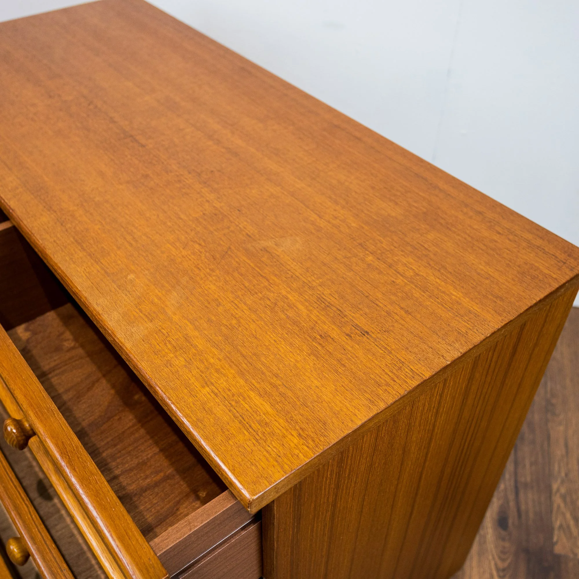 G Plan Albany Teak Chest of 4 Drawers by Leslie Dandy