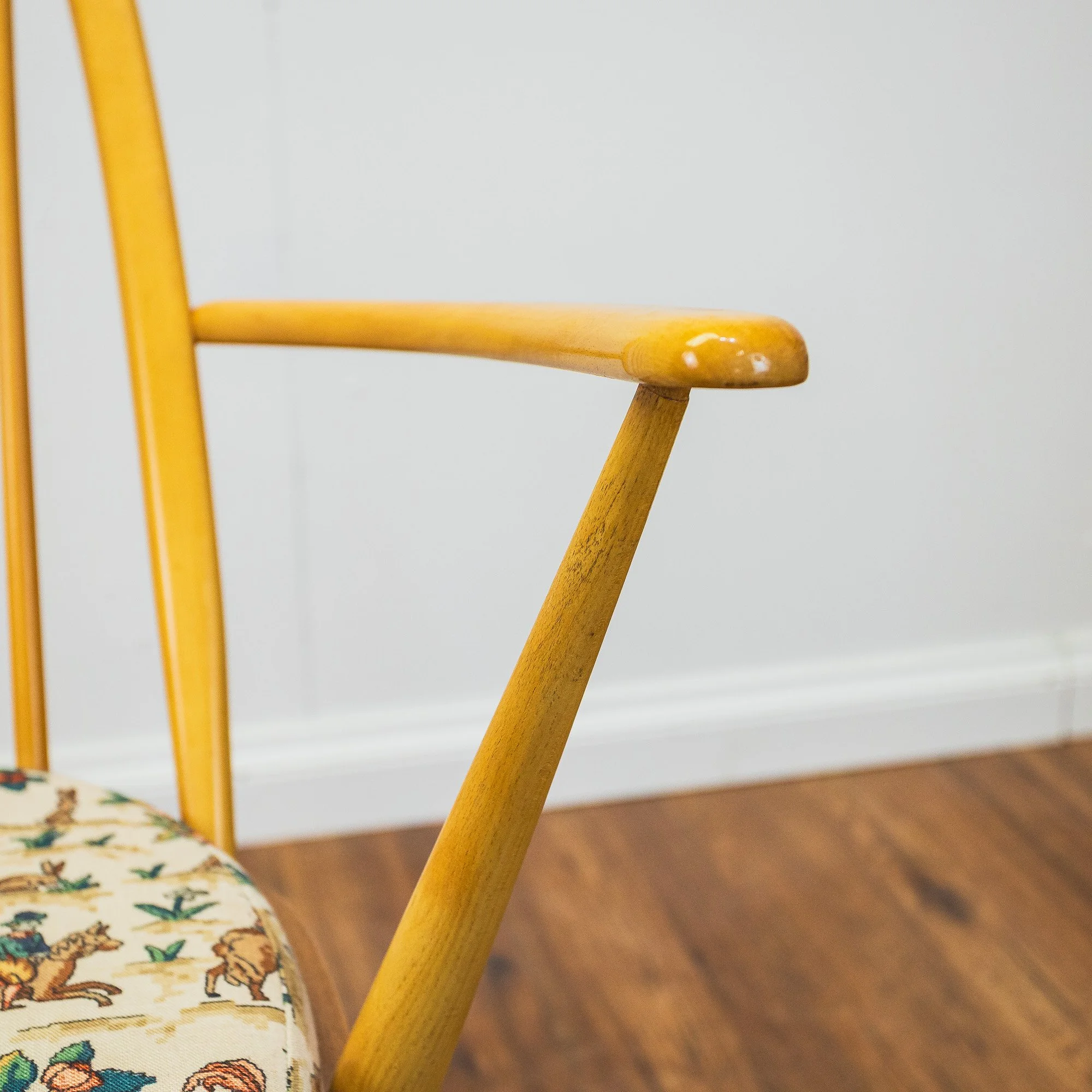 1 - Ercol Gold Label 365 Elm Quaker Dining Chairs x5 -14.jpg