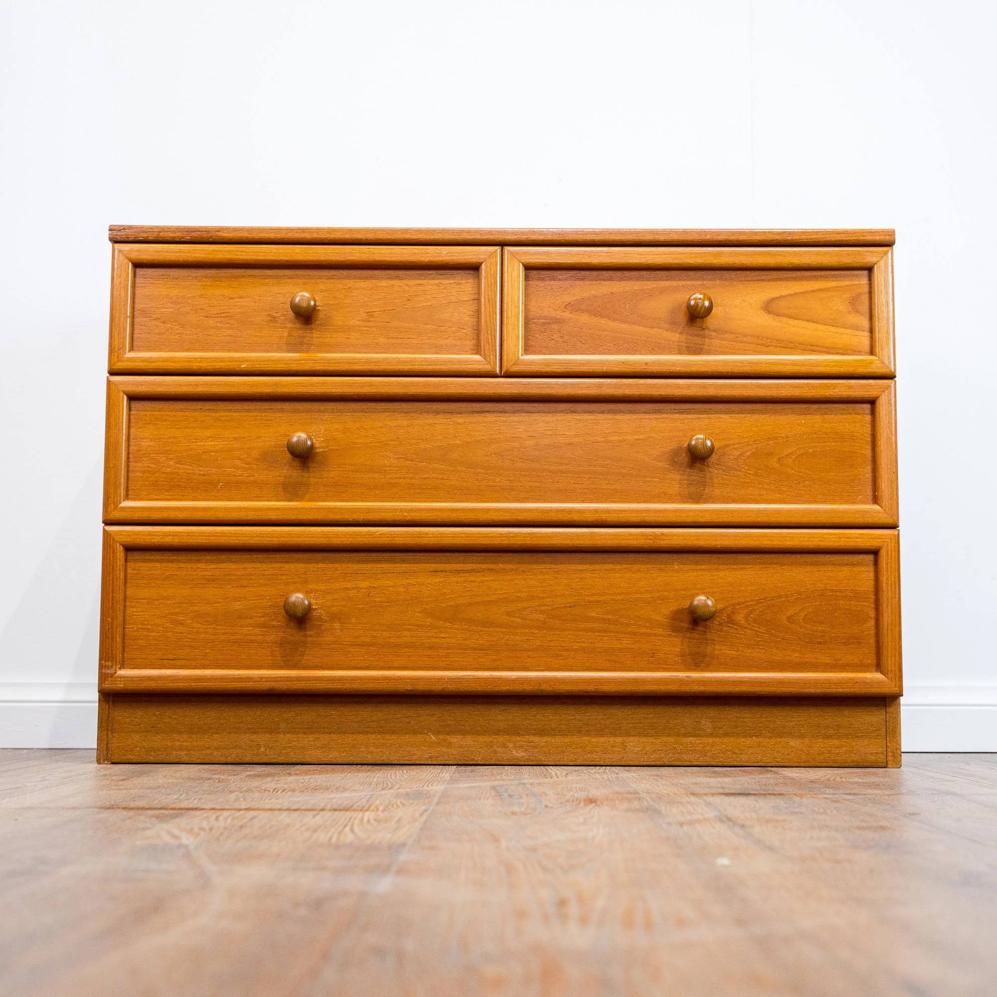 G Plan Albany Teak Chest of 4 Drawers by Leslie Dandy