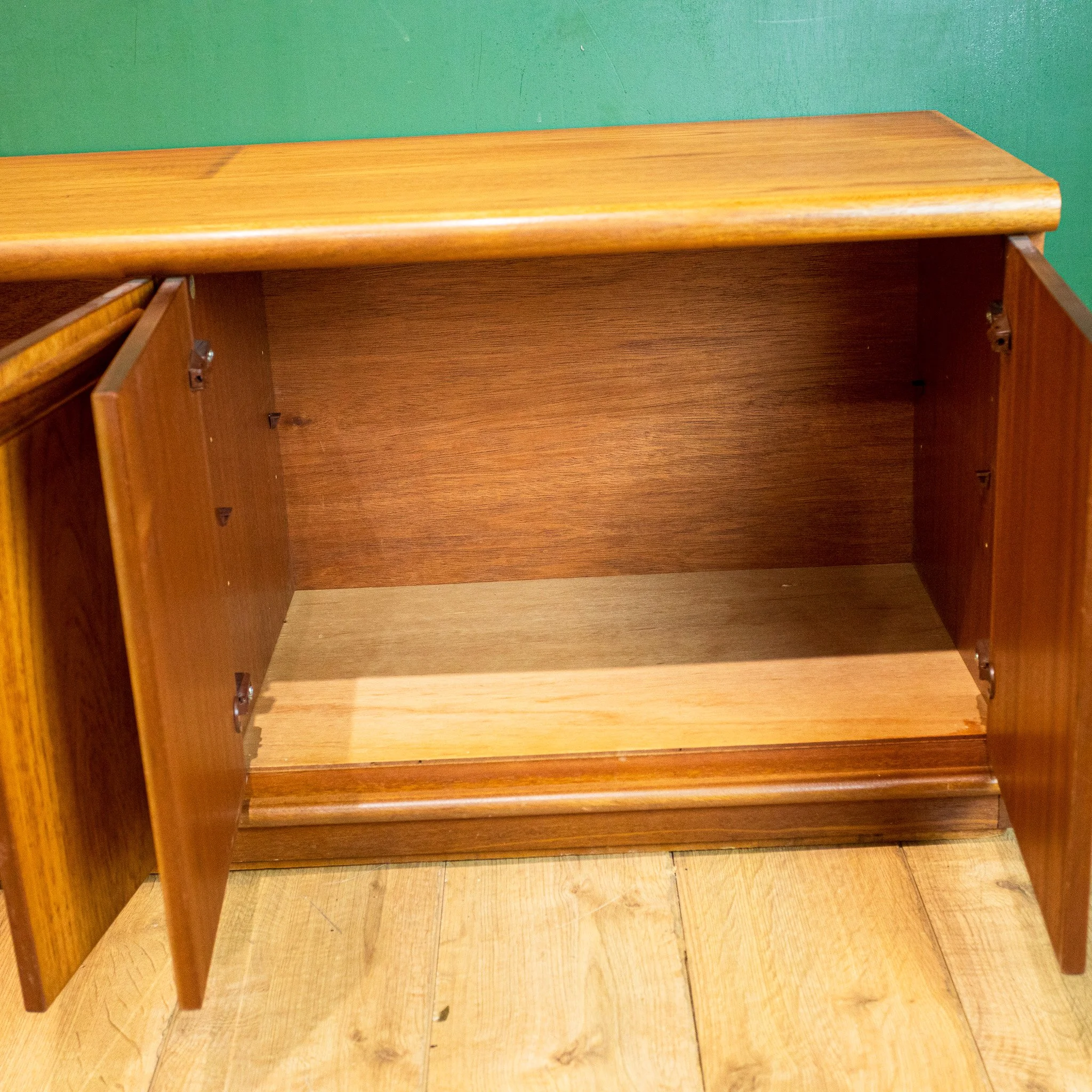 6 Door Low Teak Sideboard