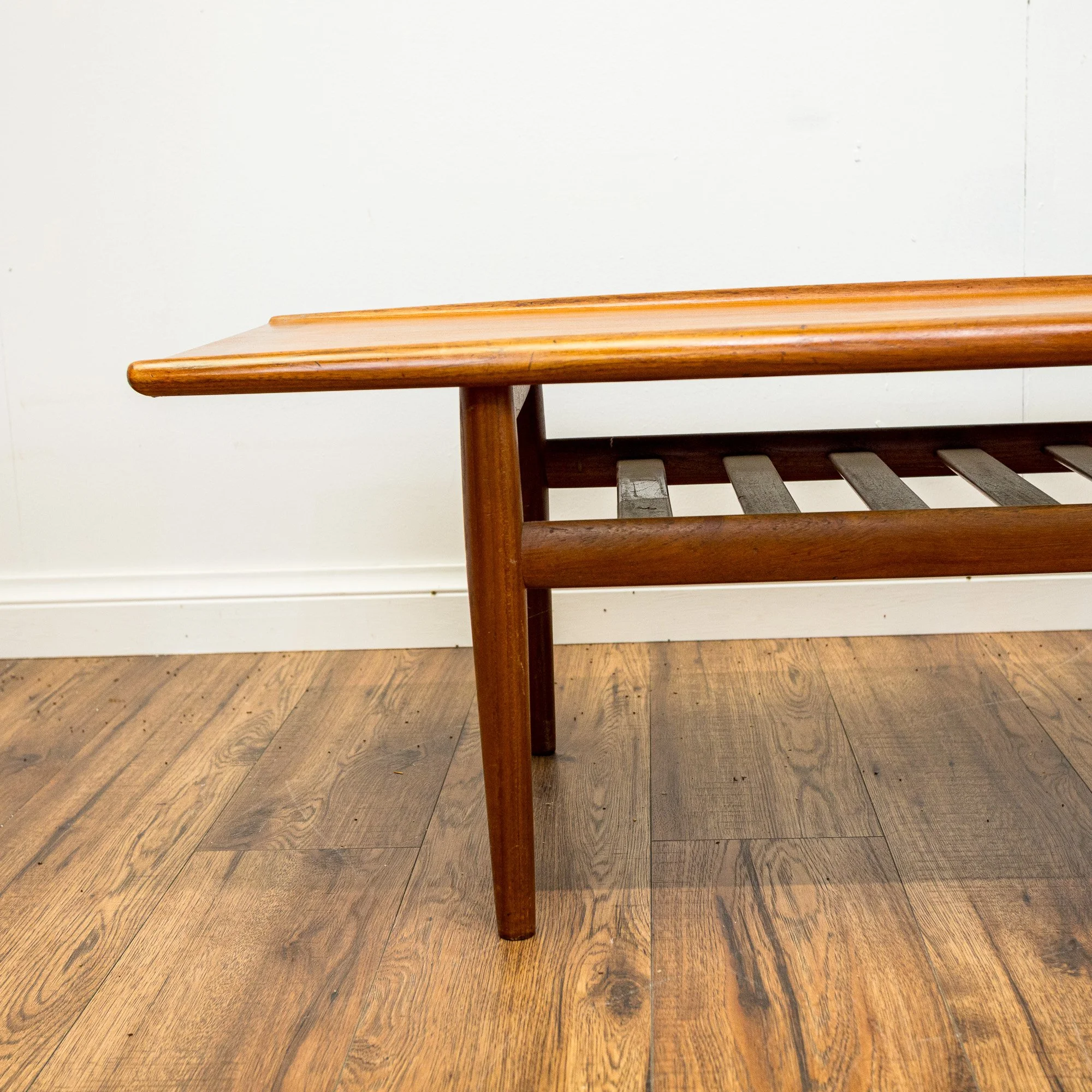 Danish Lipped Edge Teak Coffee Table