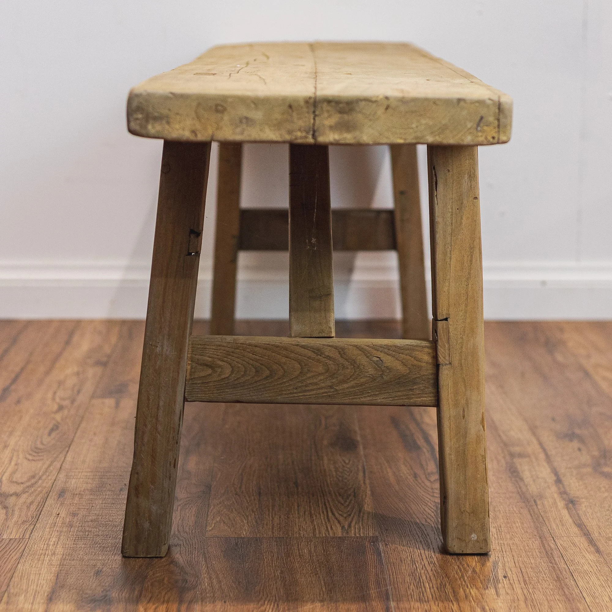 Rustic Reclaimed Elm Dining Bench Seat-7.jpg