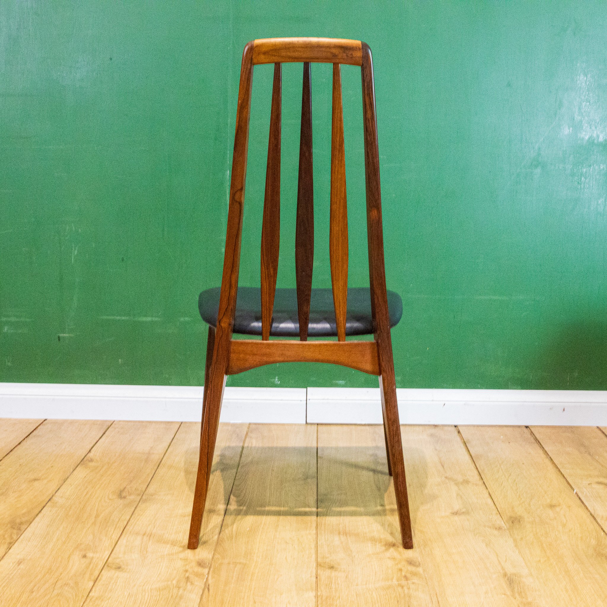 8 x Niels Koefoed Rosewood Eva Chairs (6 Dining Chairs + 2 Carvers)