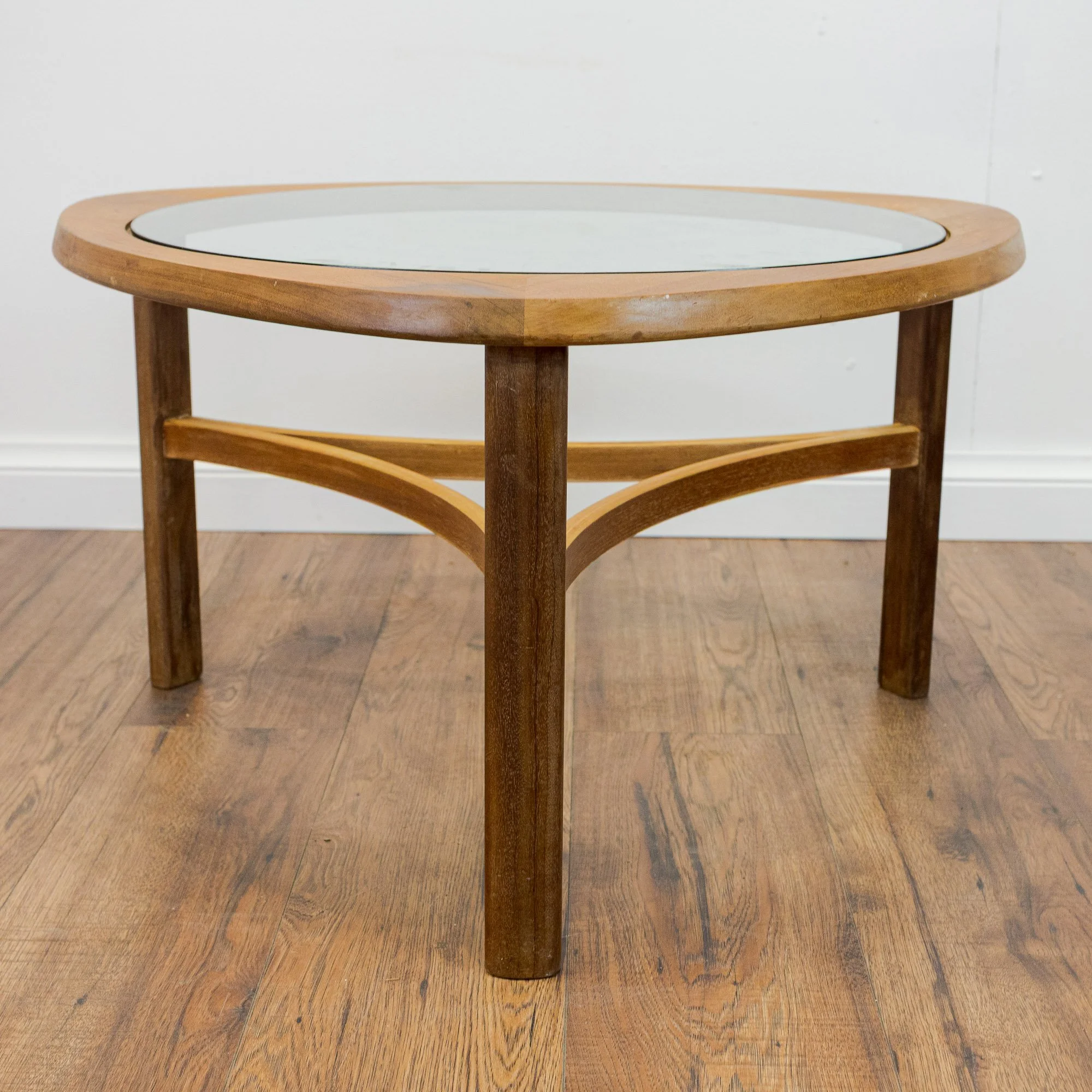 Nathan Trinity Teak & Glass Coffee Table
