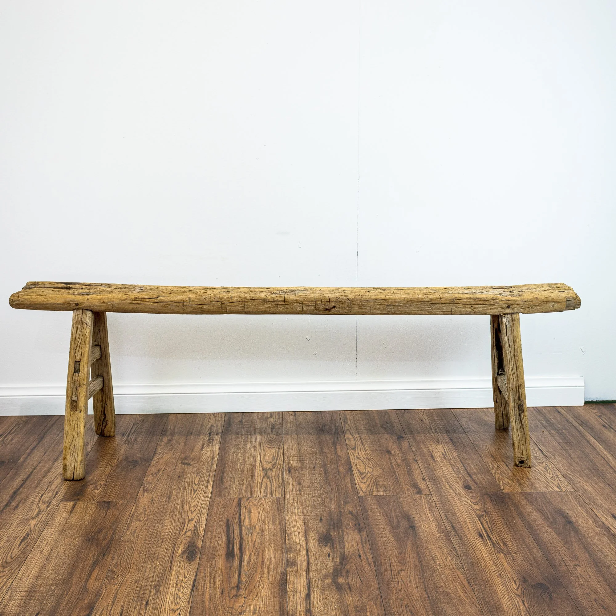 Reclaimed Elm Skinny Pig Bench