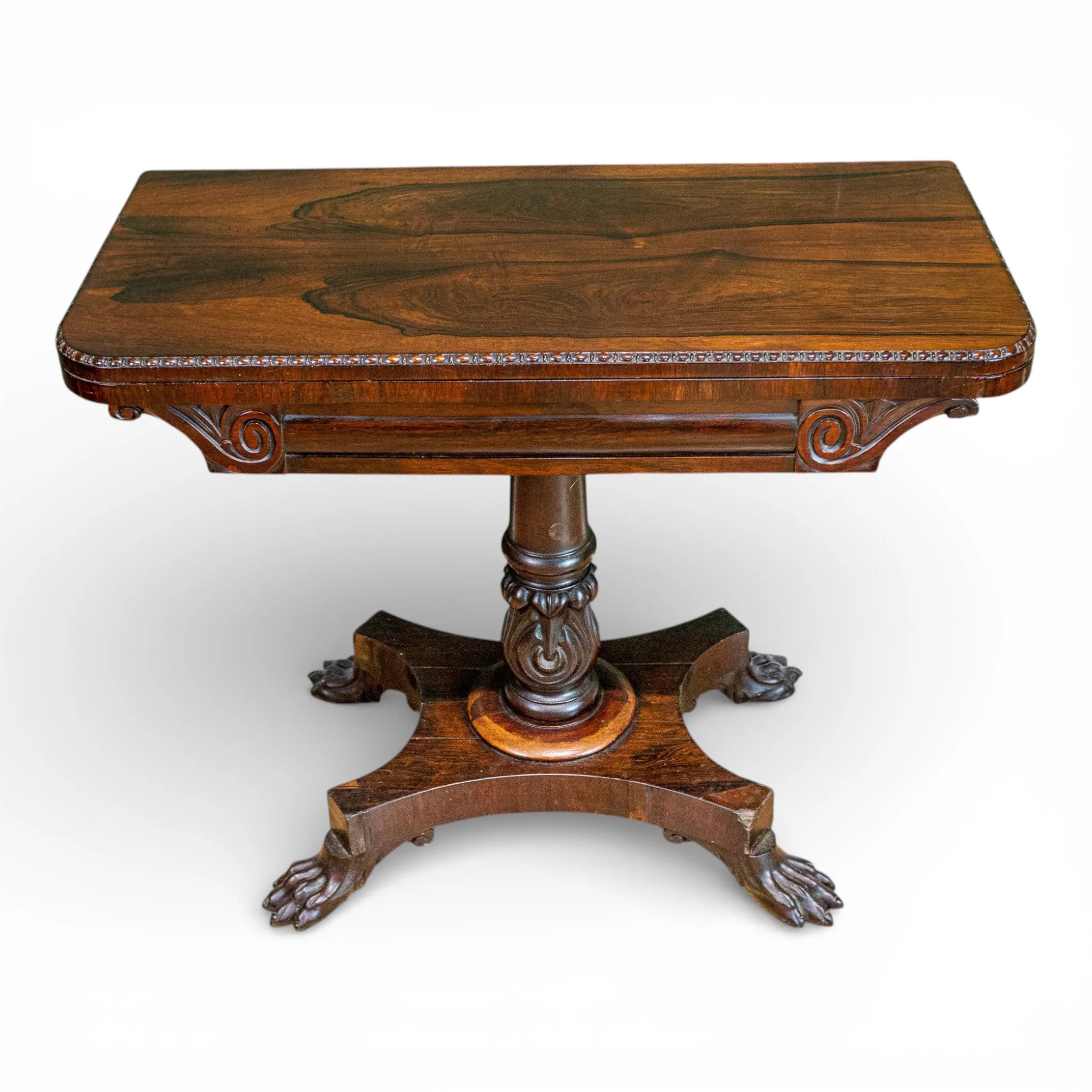 Regency Rosewood Folding Card Table