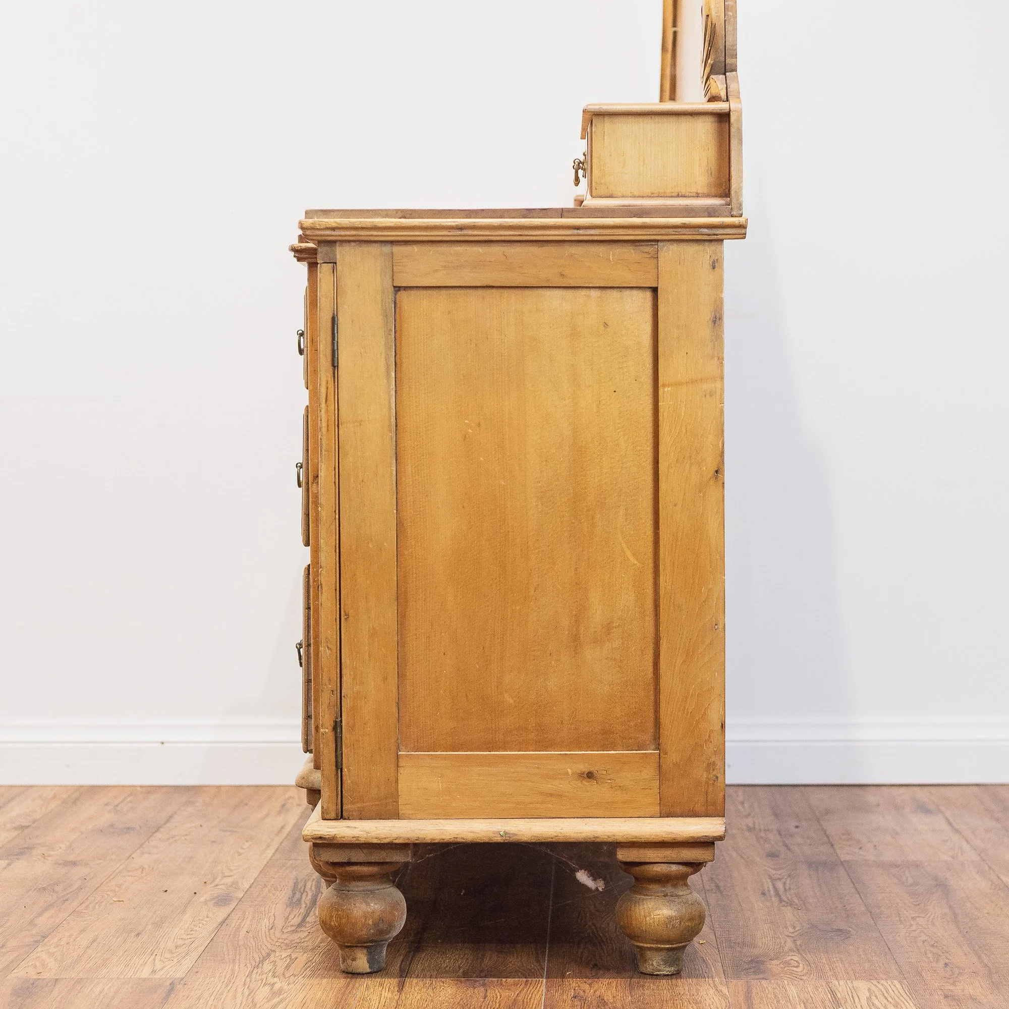 23. Victorian Pine breakfront 3 Drawer Dressing Table-25.jpg