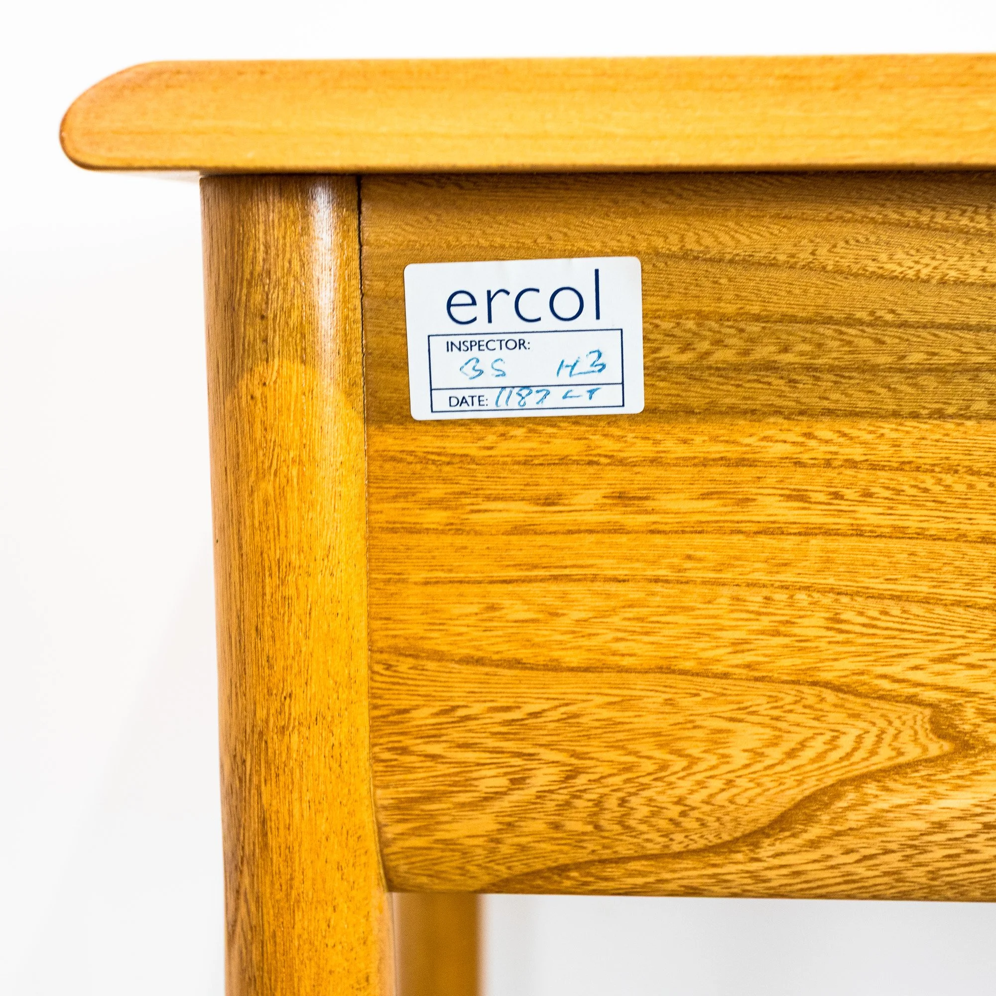 Ercol Windsor Single Drawer Elm Console Table