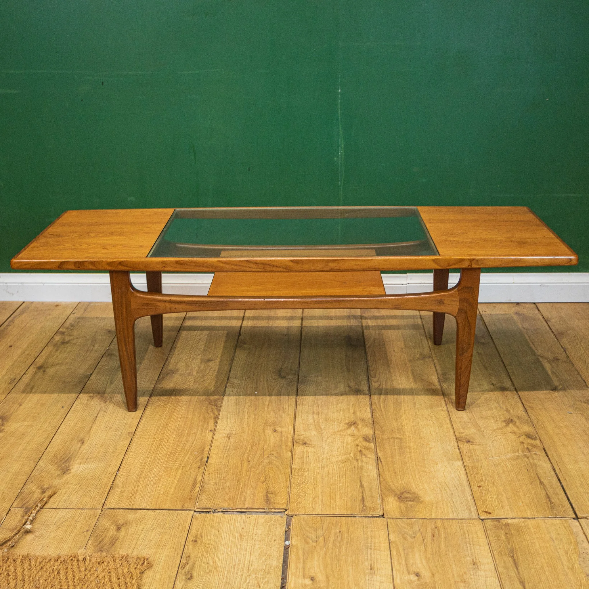 G Plan Teak Fresco Glass Coffee Table