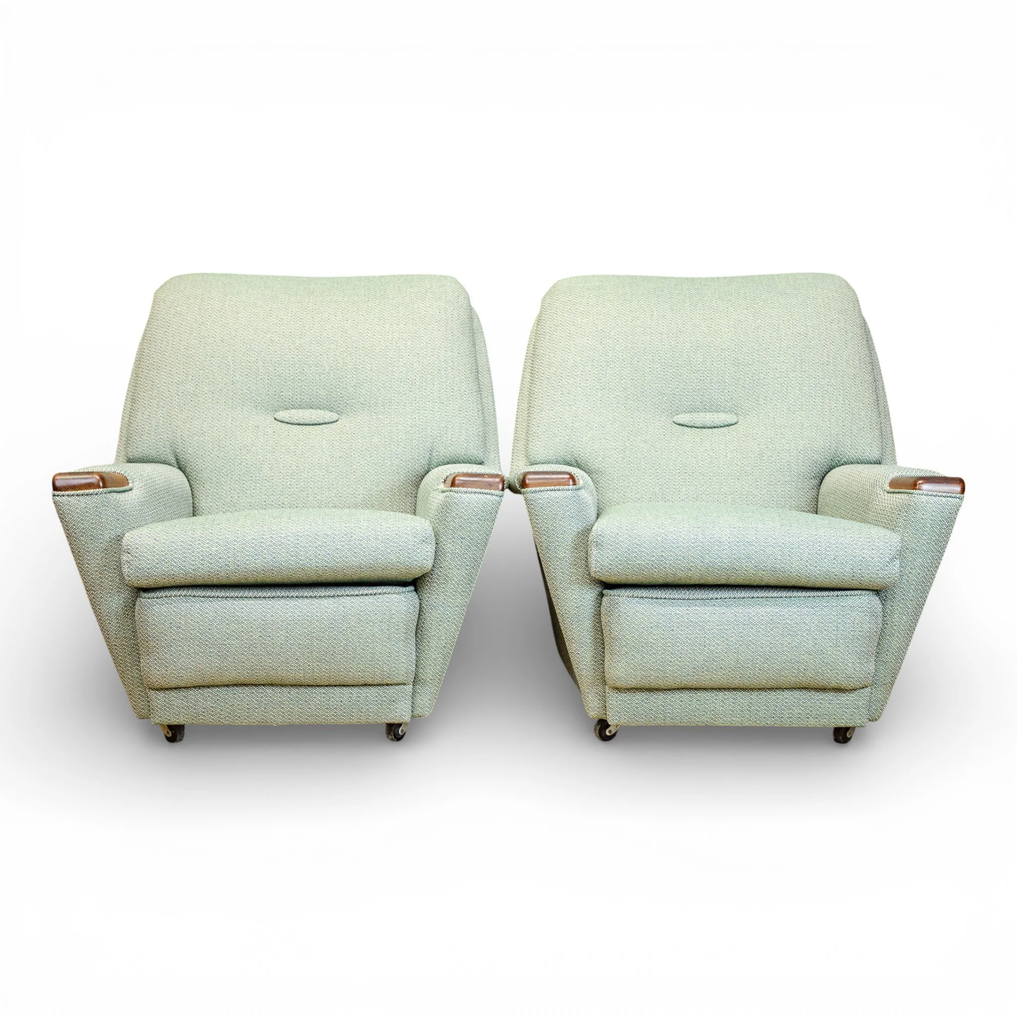 Pair of Mid Century American Style Armchairs