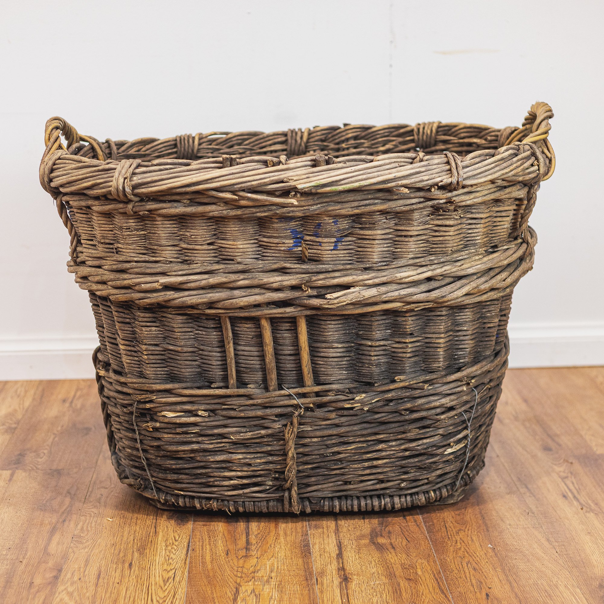 Original French Wicker Champagne Grape Collecting Basket - 4-1.jpg