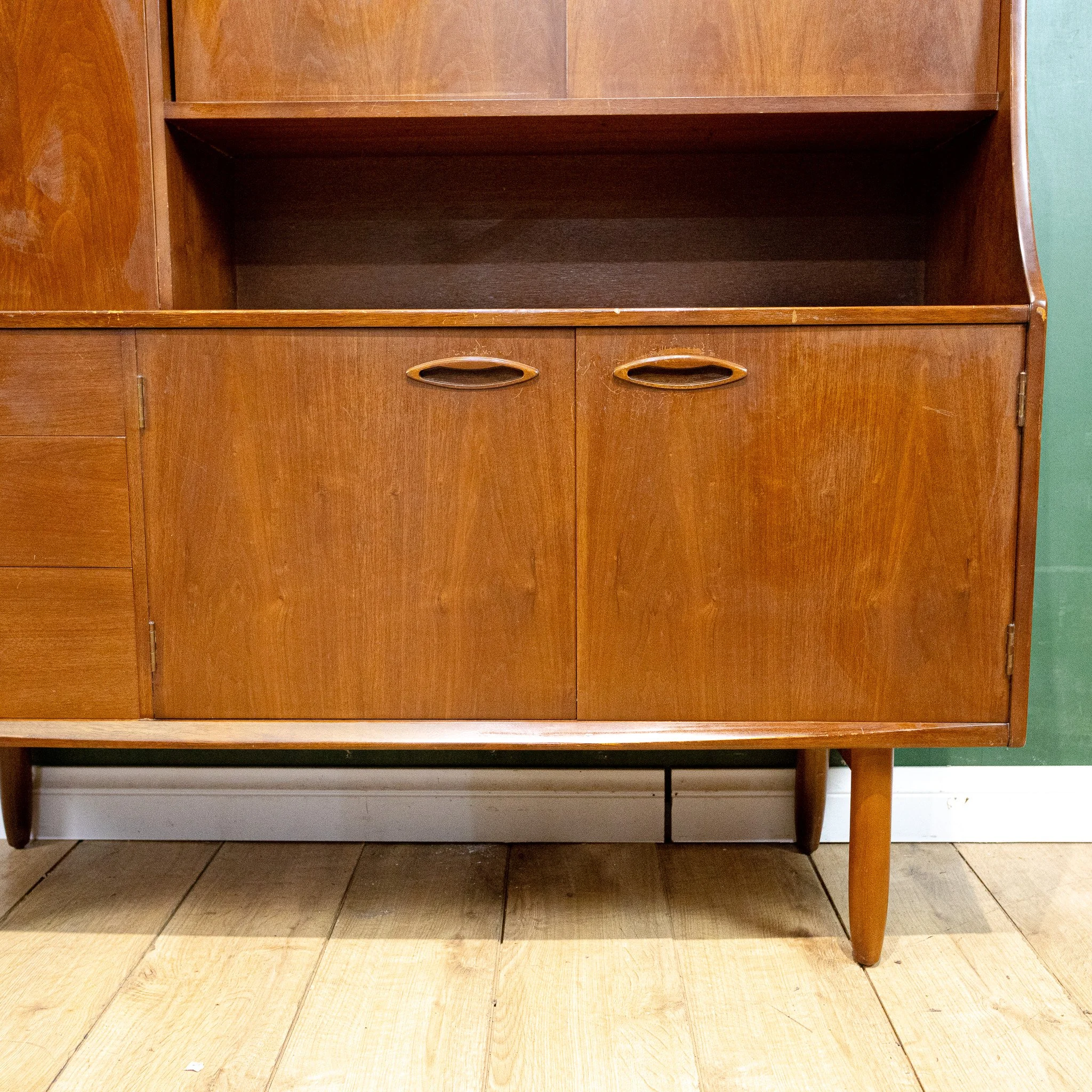 Jentique Teak Mid Century Highboard Cocktail Cabinet