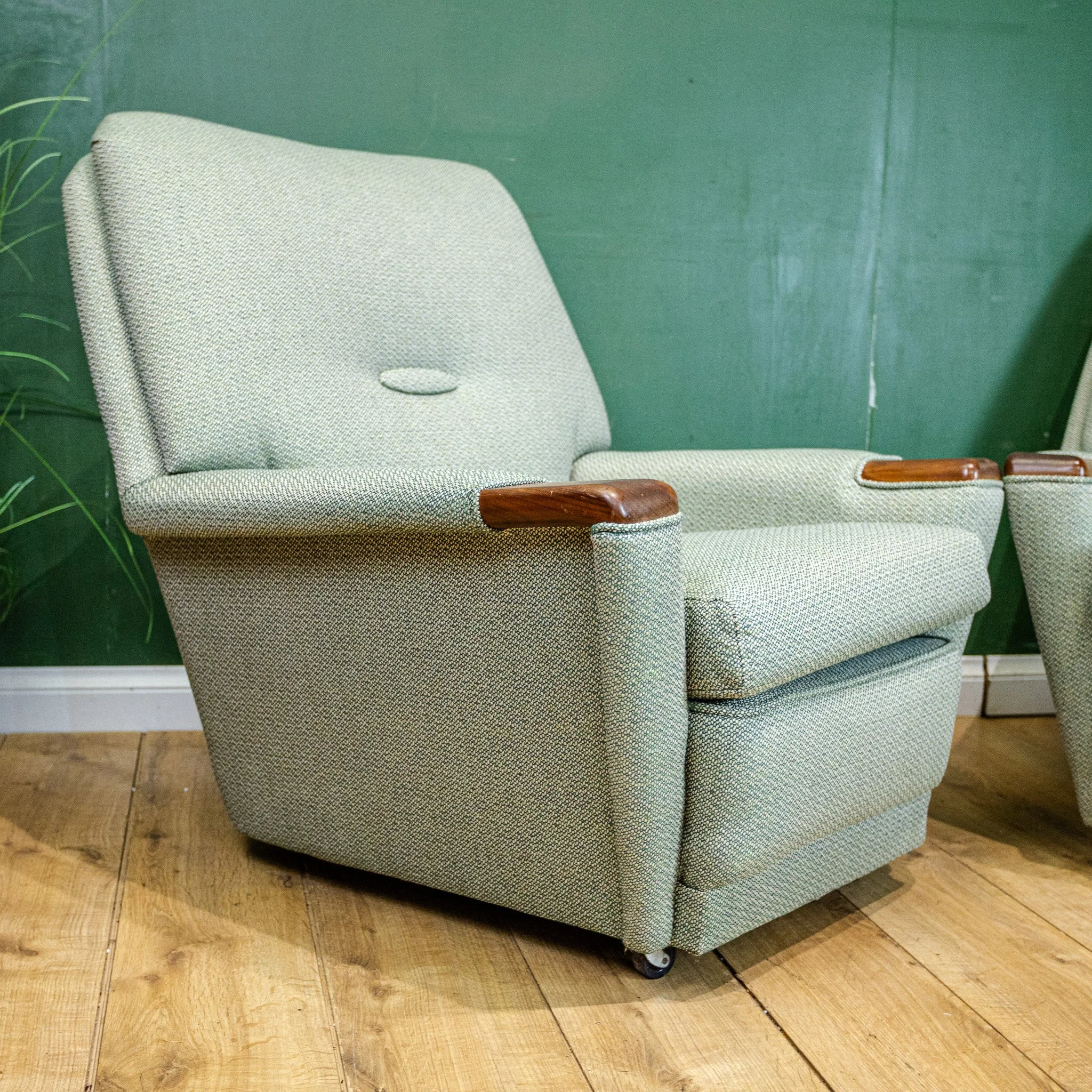 Pair of Mid Century American Style Armchairs