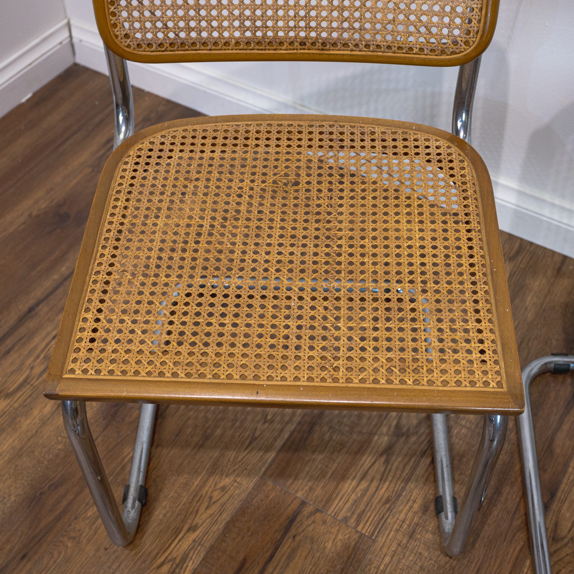 Italian Marcel Breuer B32 ‘Cesca’ Dining Chairs – Set of Four
