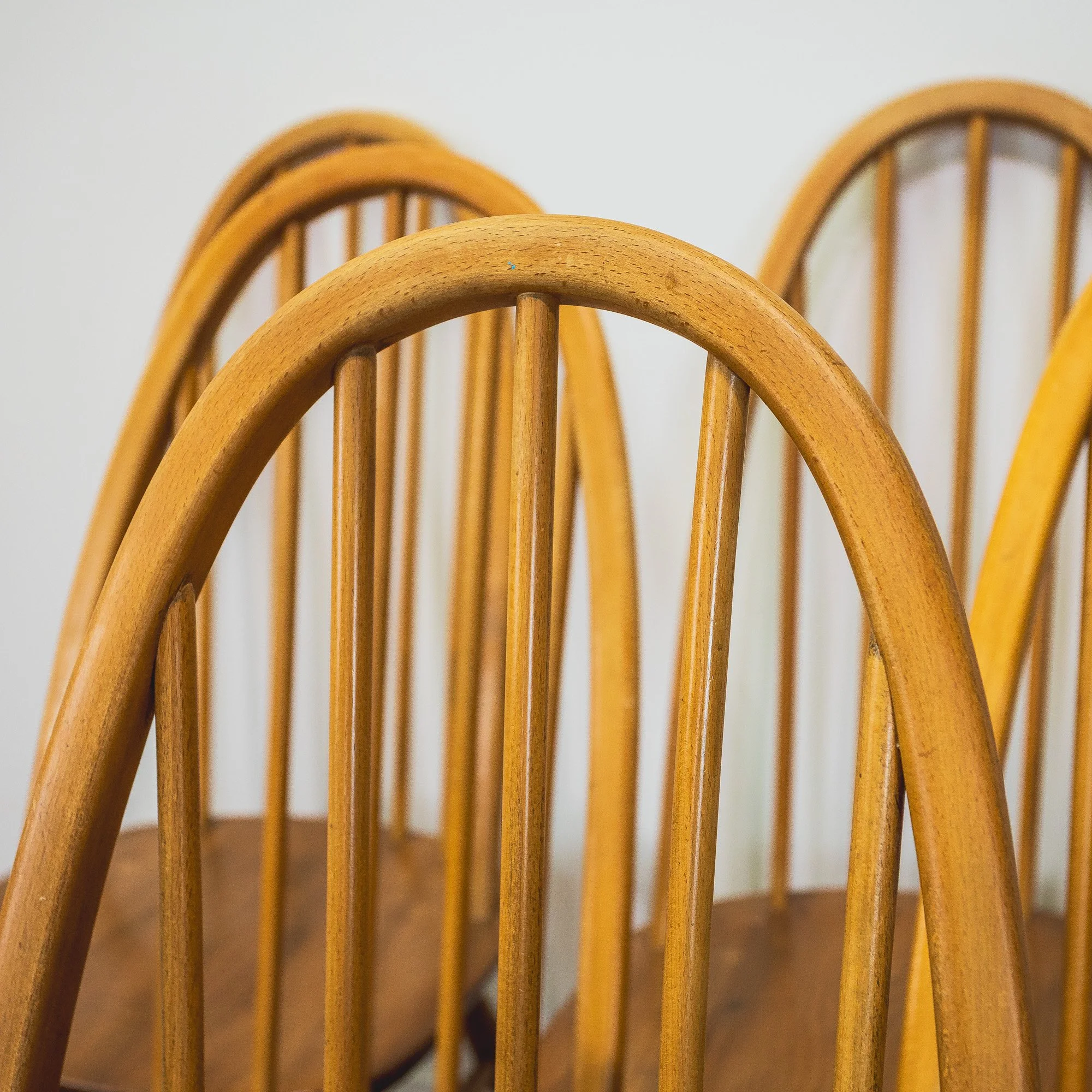 2 - Ercol Model 365 Blonde Elm Quaker Dining chairs x6-5.jpg