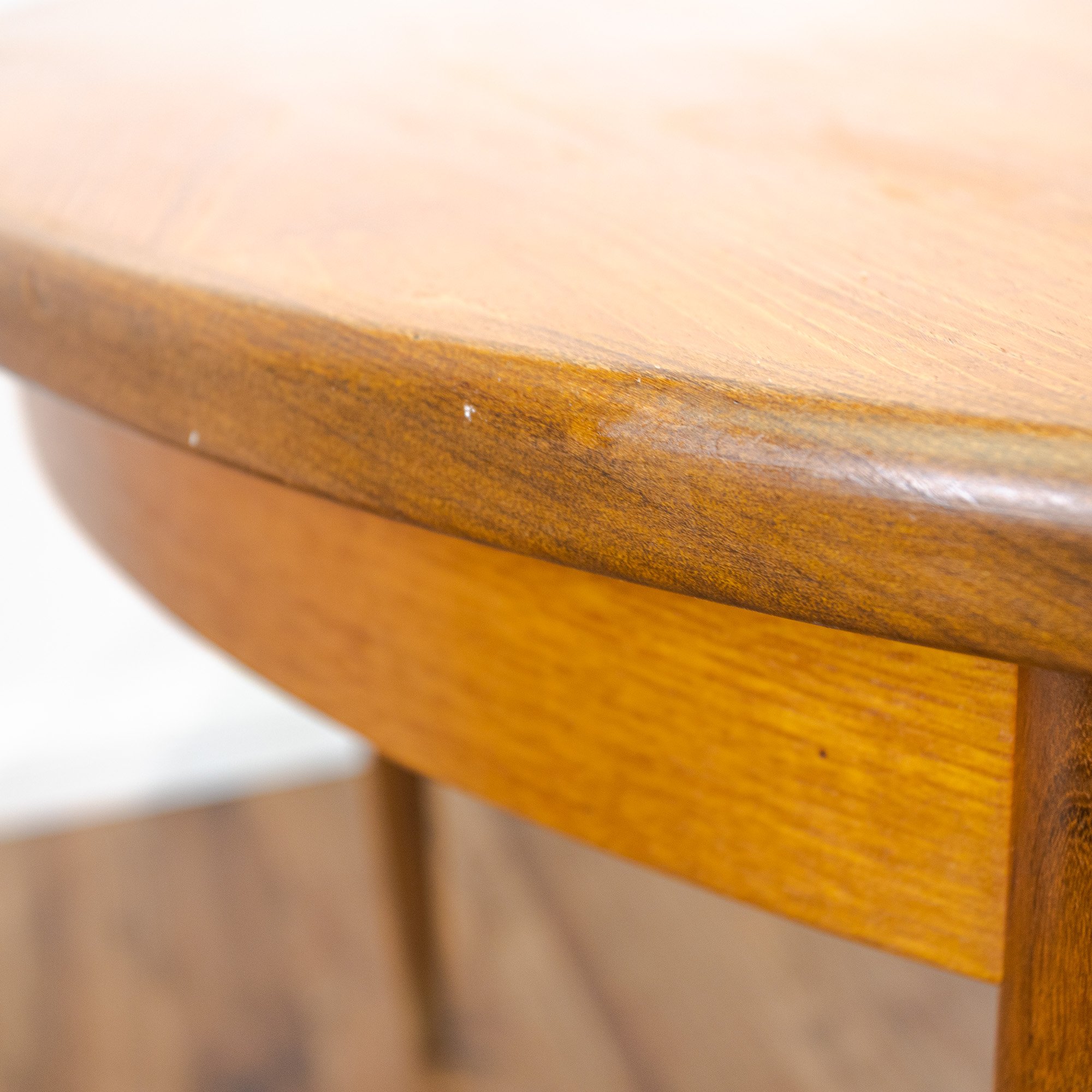 G Plan Fresco Teak Round Extending Dining Table by V. B. Wilkins