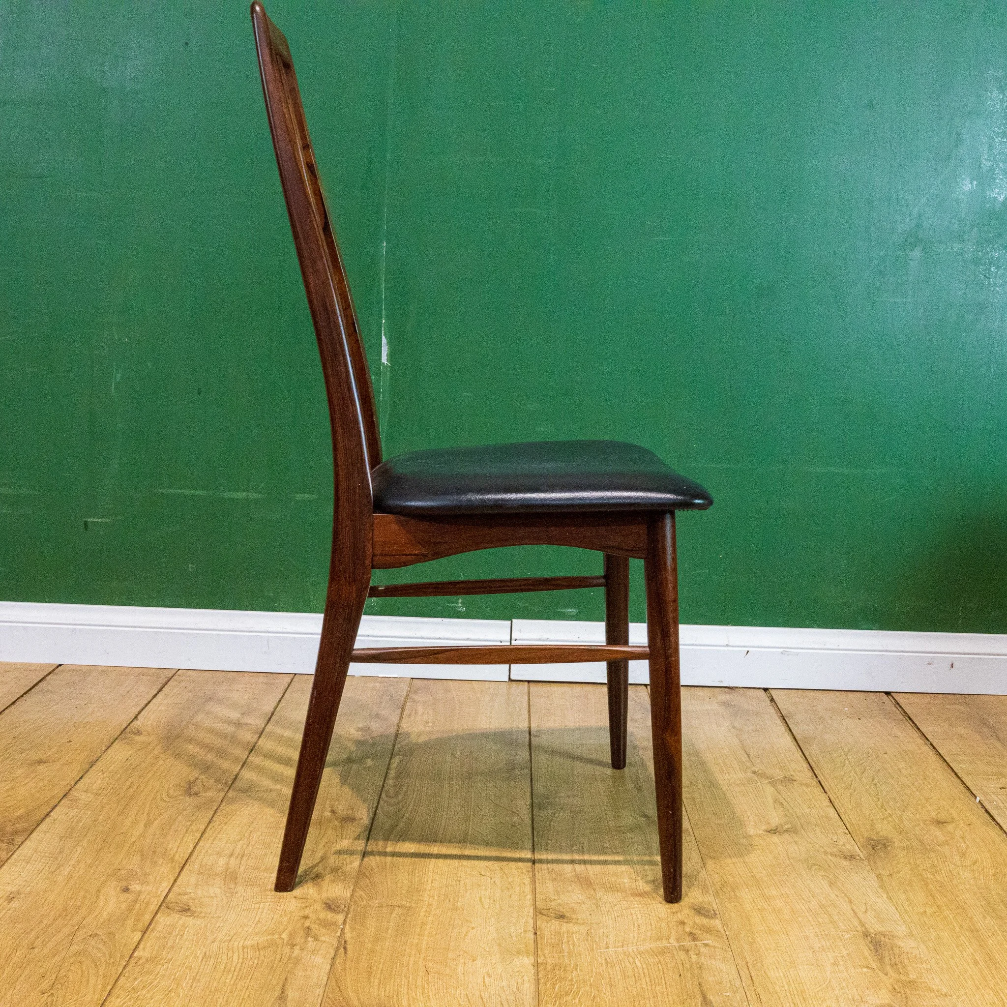 8 x Niels Koefoed Rosewood Eva Chairs (6 Dining Chairs + 2 Carvers)