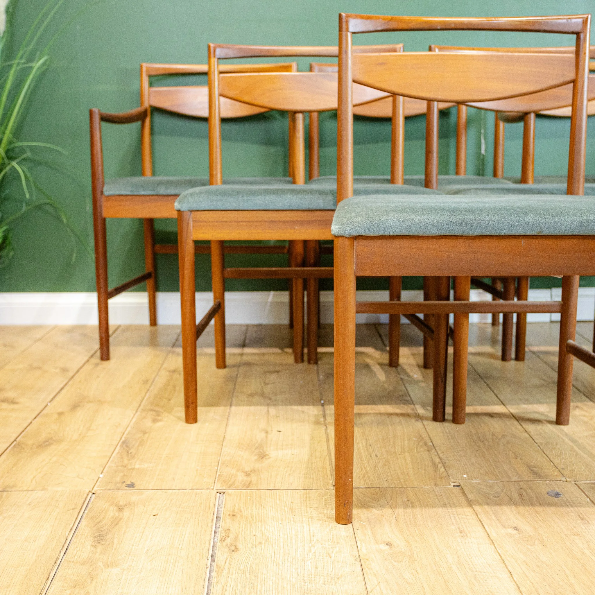 McIntosh Grand Teak Dining Table and 6 Chairs