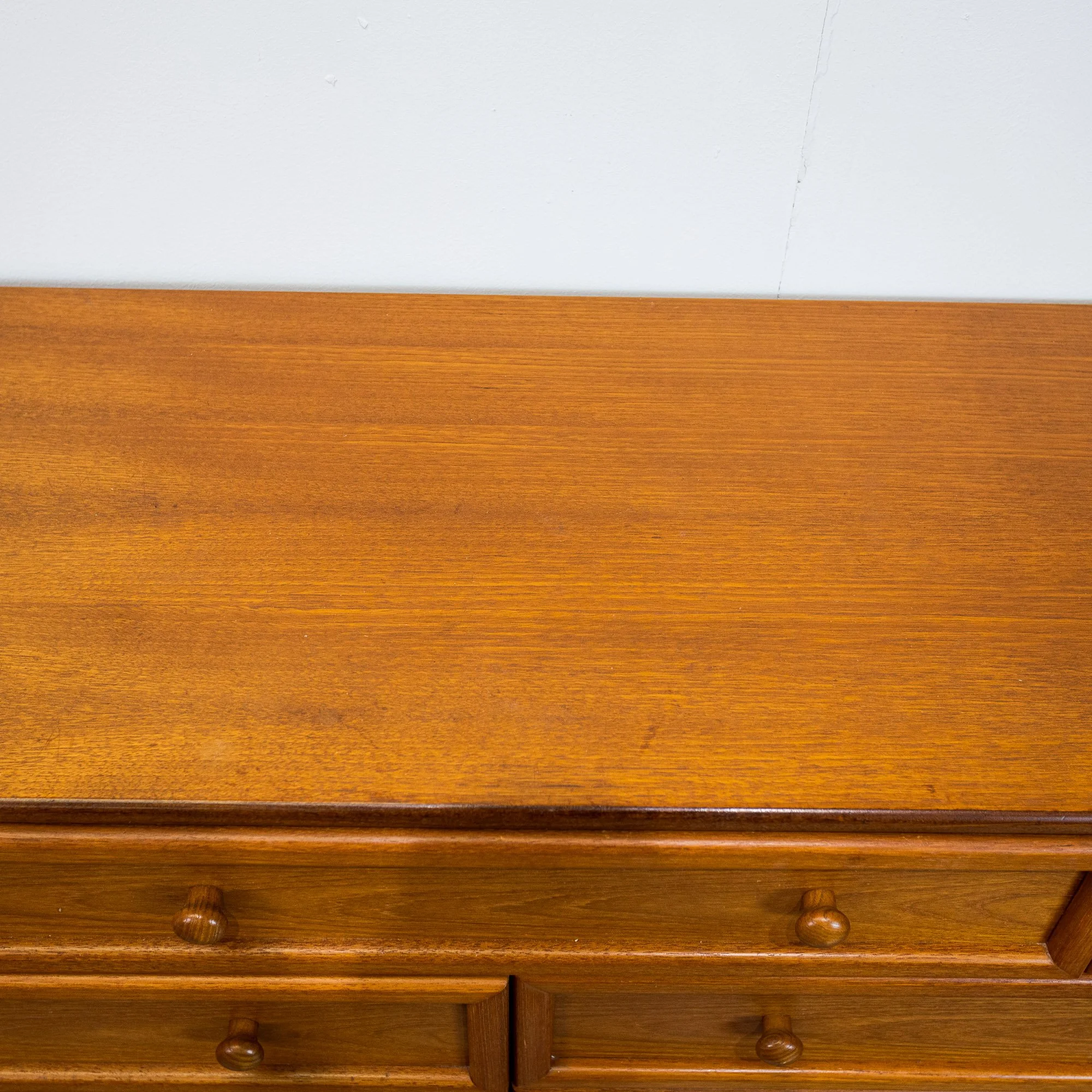 G Plan Albany Teak Wide Chest of 7 Drawers by Leslie Dandy