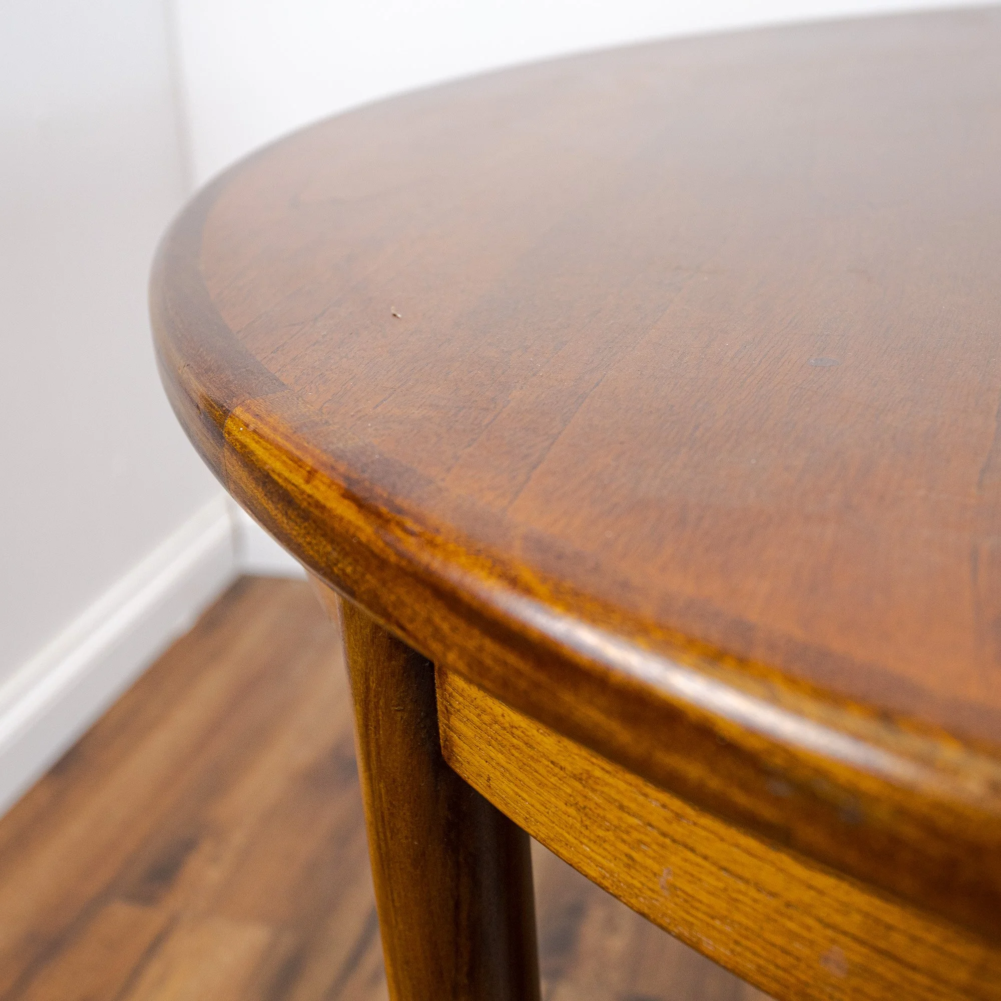 G Plan Fresco Teak Round Extending Dining Table by V. B. Wilkins